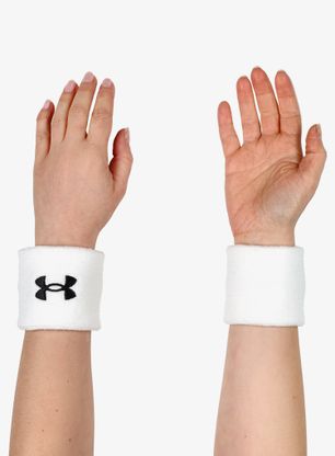 Trakovi Under Armour Performance Wristbands - white/black
