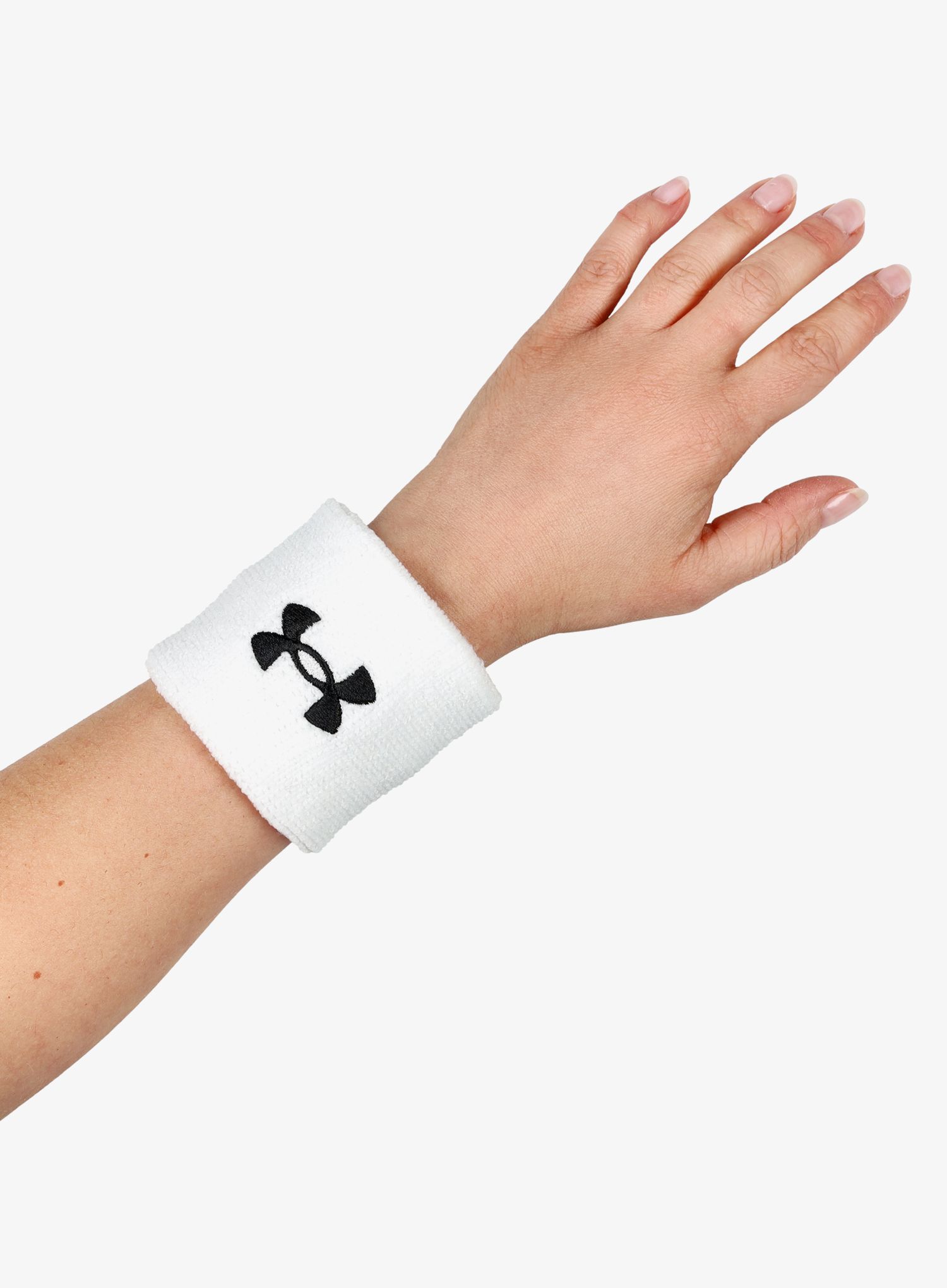Trakovi Under Armour Performance Wristbands - white/black