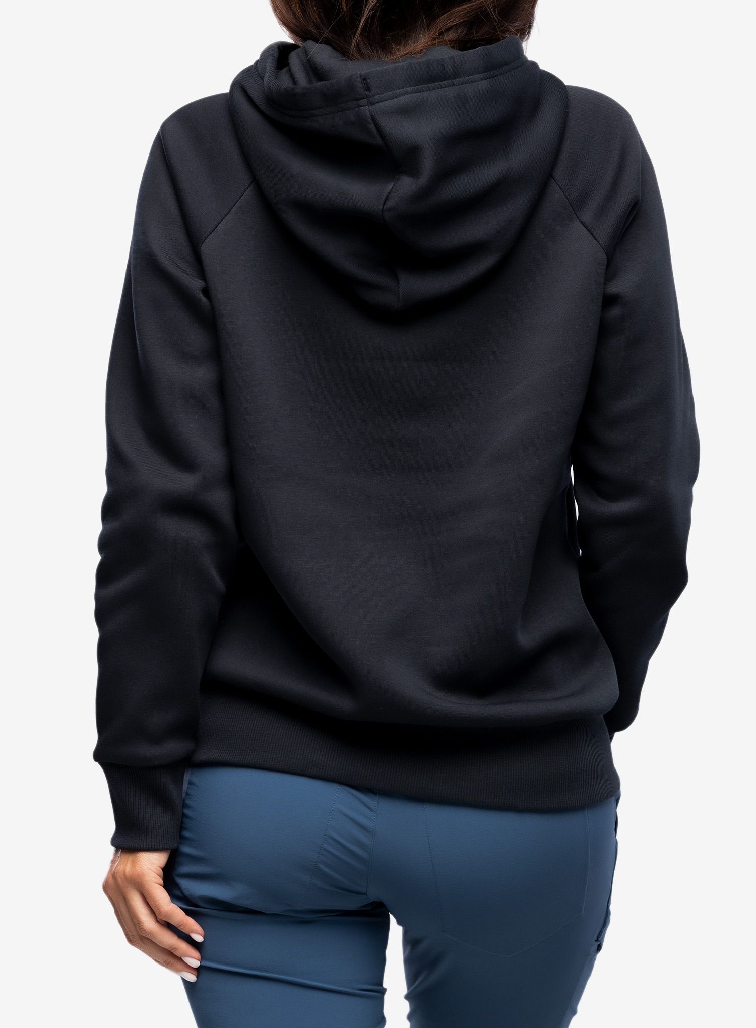 Ženska jopica Under Armour Rival Fleece Big Logo Hoody - black/white