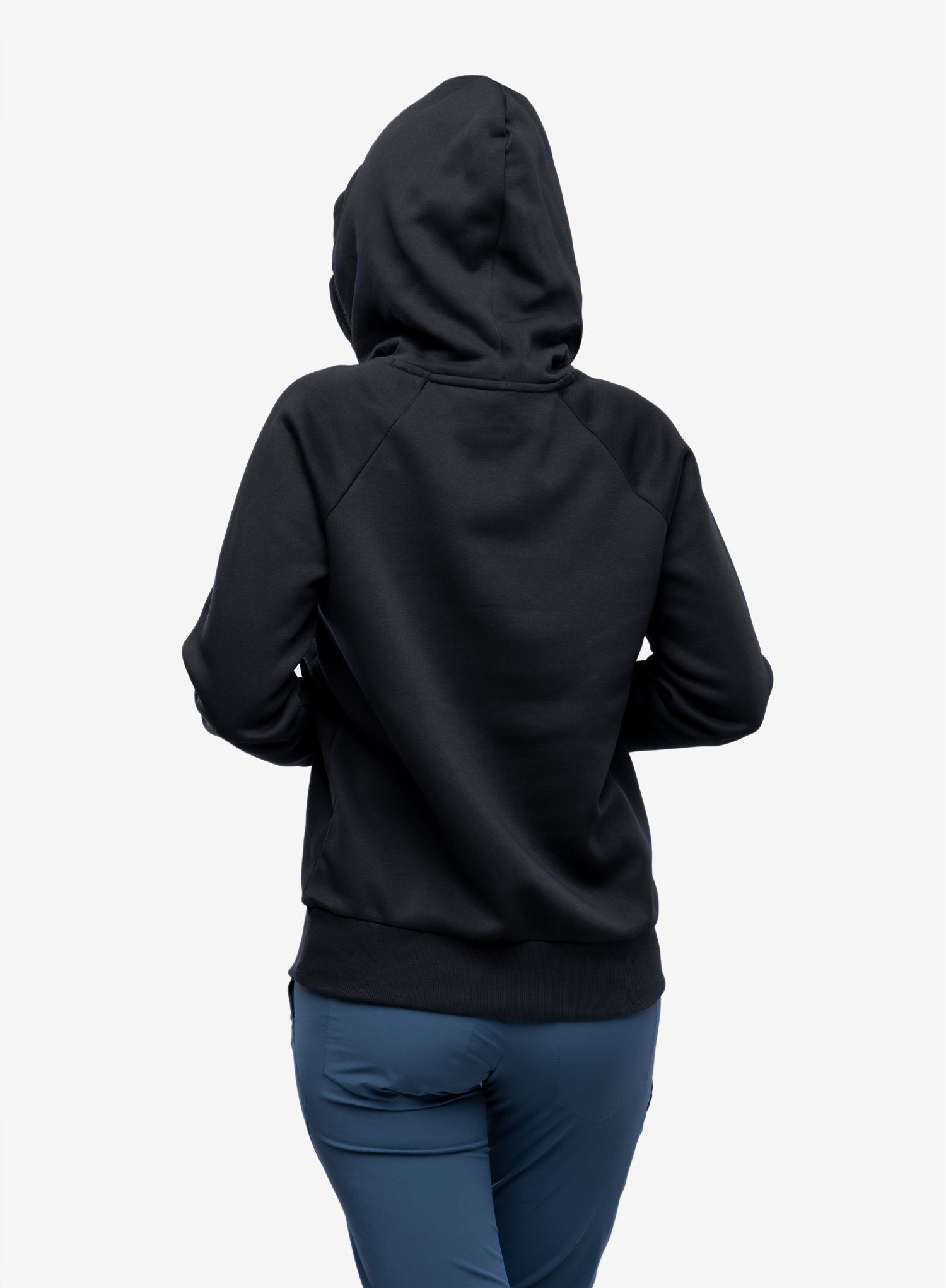 Ženska jopica Under Armour Rival Fleece Big Logo Hoody - black/white
