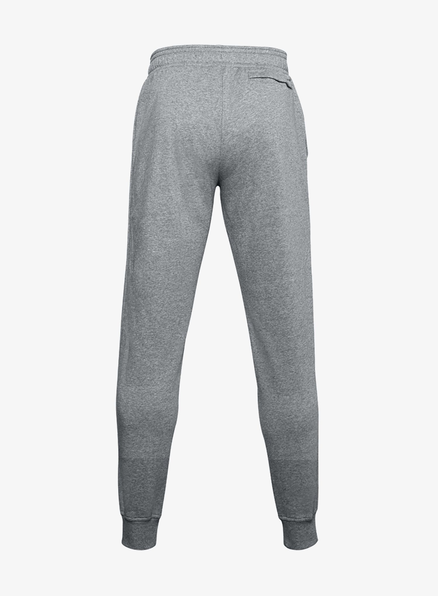 Moške hlače Under Armour Rival Fleece Joggers - pitch gray heather/onyx white