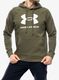 Jopica s kapuco Under Armour Rival Fleece Logo Hoodie - marine OD green/white