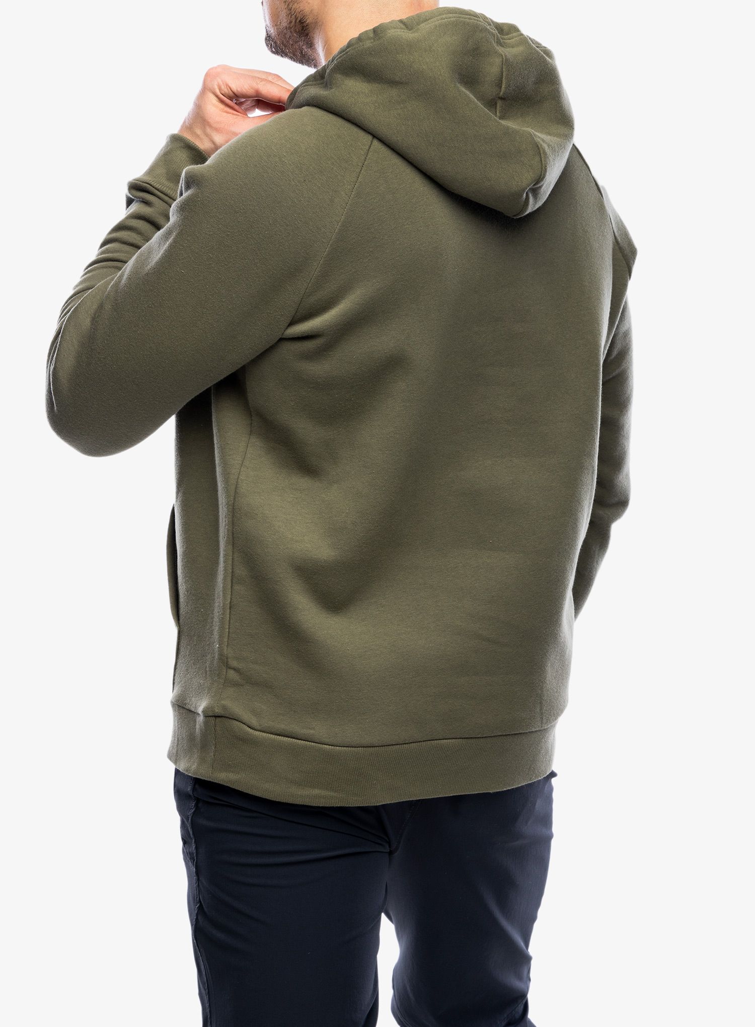 Jopica s kapuco Under Armour Rival Fleece Logo Hoodie - marine OD green/white