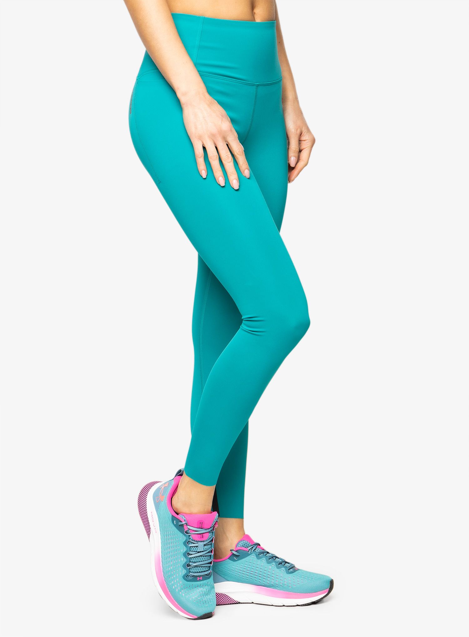Ženske pajkice Under Armour Rush SmartForm Ankle Leggings - coastal teal/iridescent