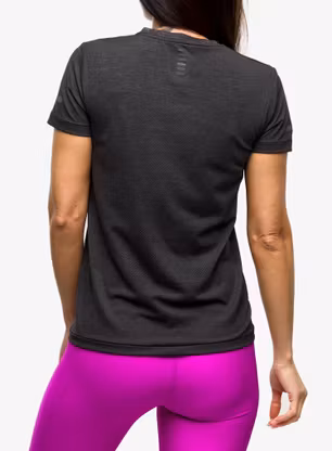 Ženska tekaška majica Under Armour Seamless Stride SS - black/black/reflective