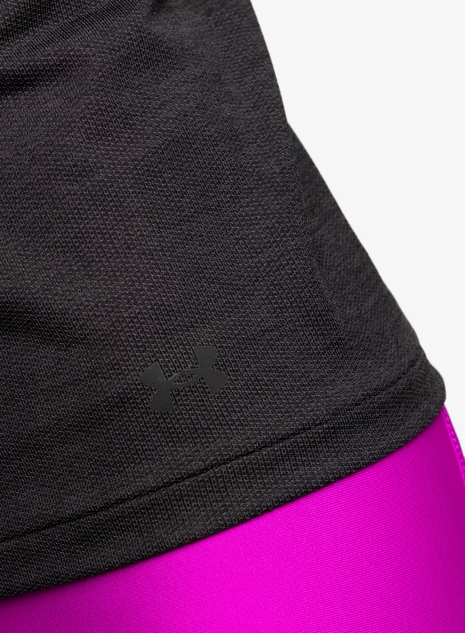 Ženska tekaška majica Under Armour Seamless Stride SS - black/black/reflective
