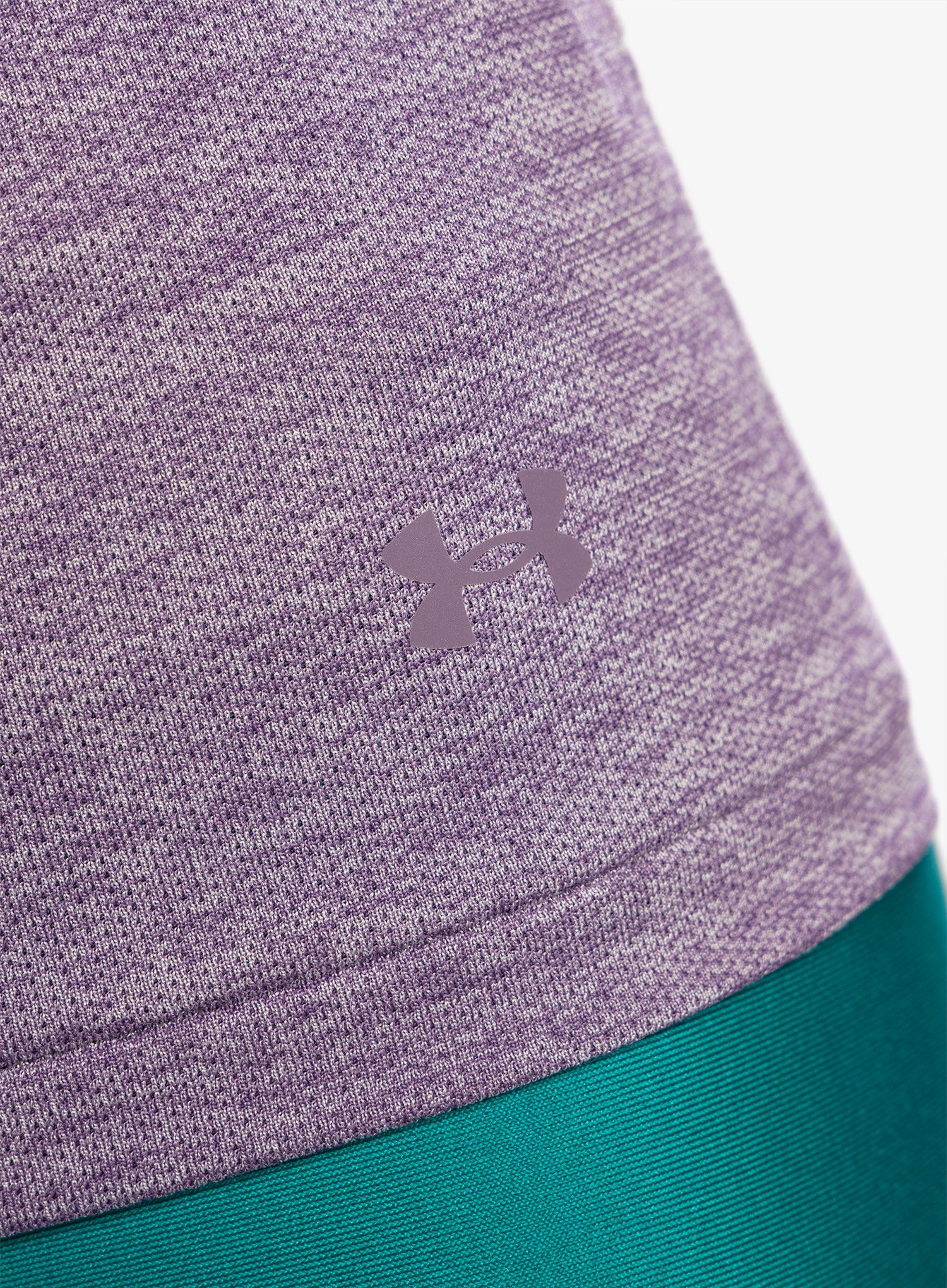 Ženska tekaška majica Under Armour Seamless Stride SS - retro purple/reflective