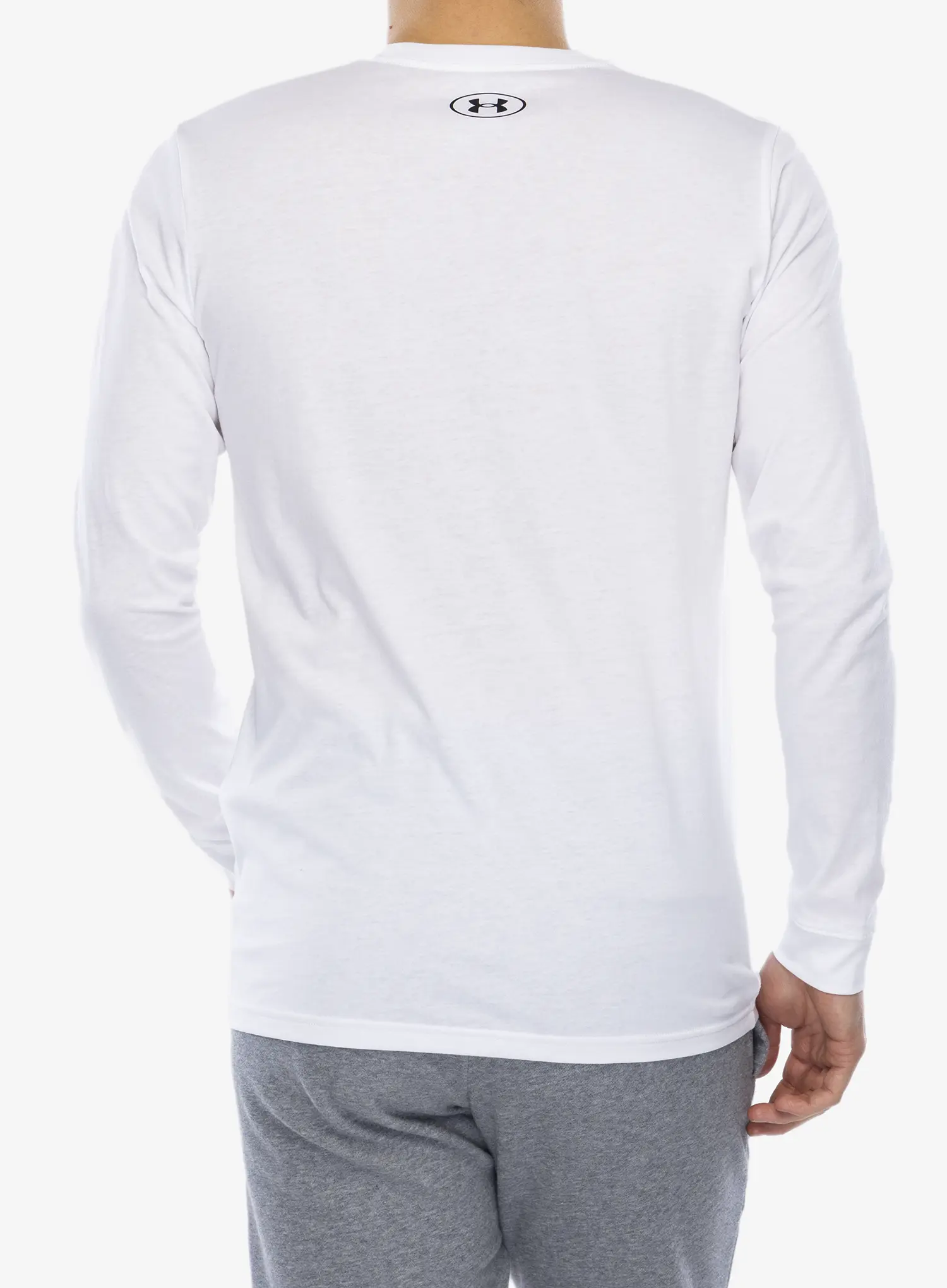 Majica z dolgimi rokavi Under Armour Sportstyle Left Chest LS - white/black