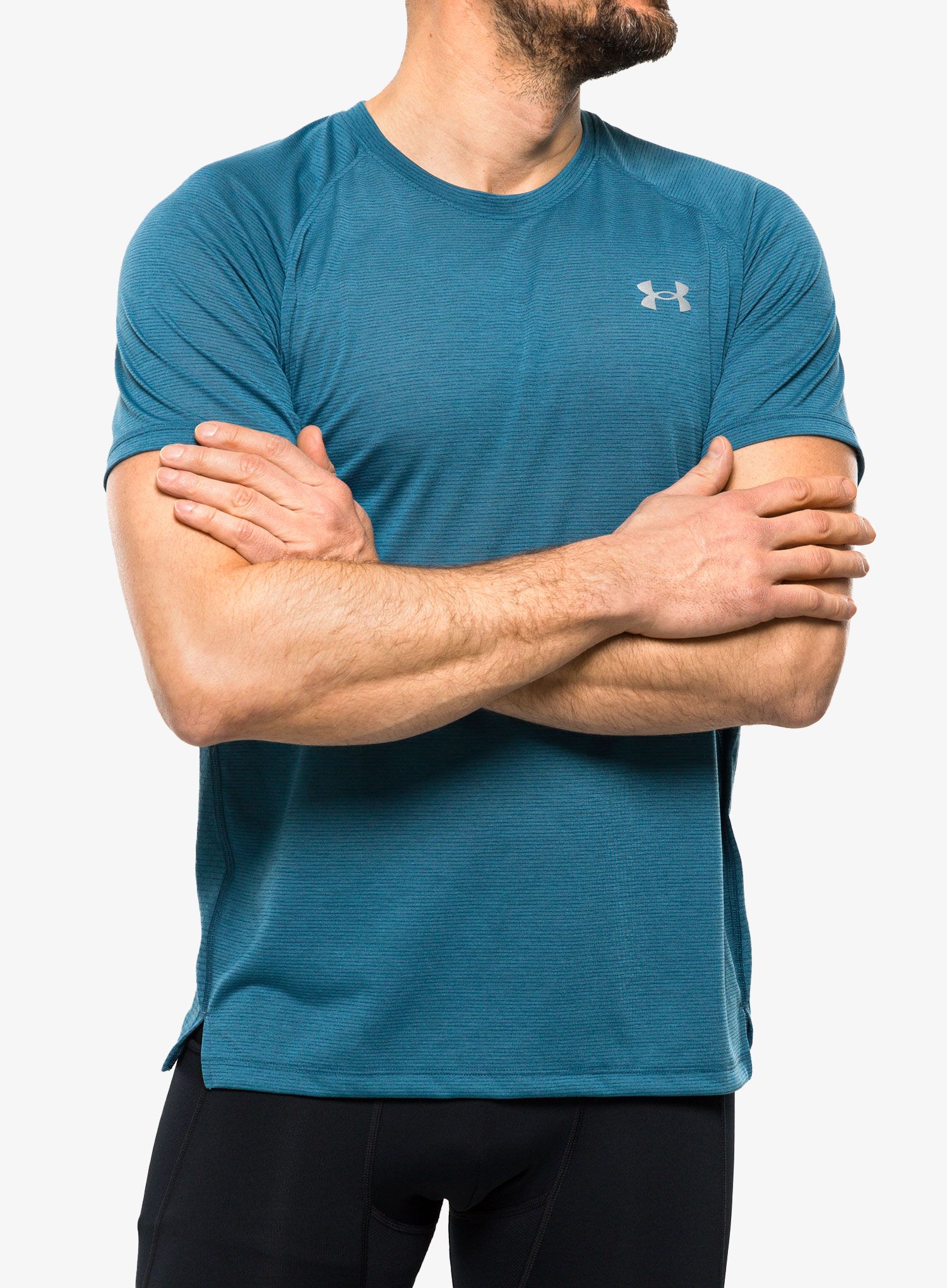 Moška tekaška majica Under Armour Streaker Tee - static blue/reflective