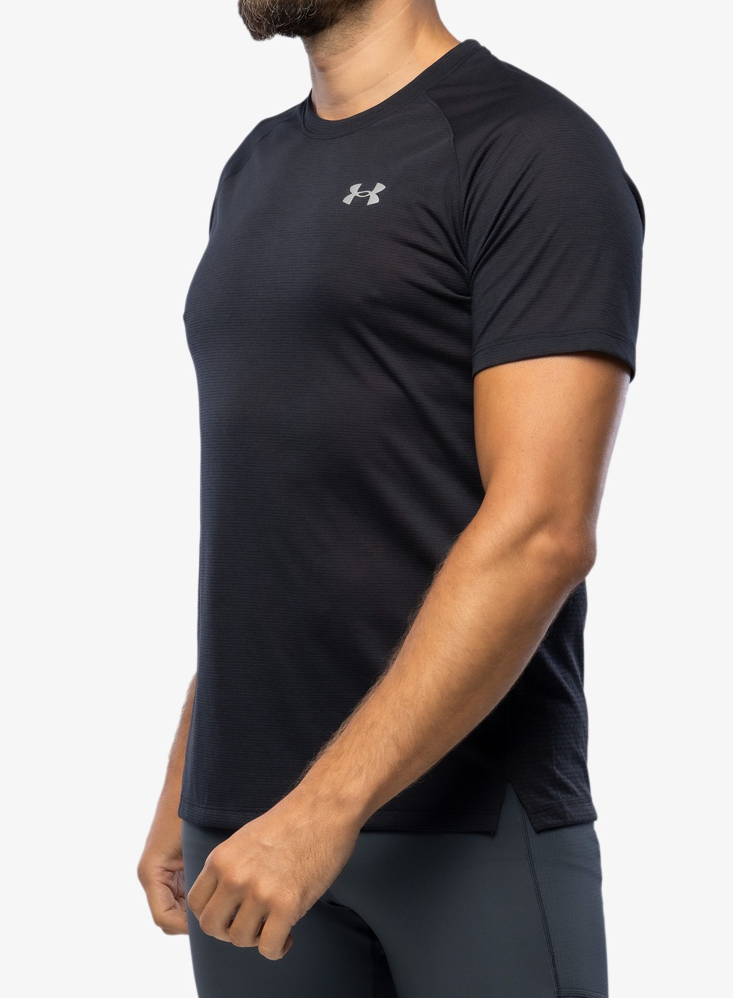Majica za tek Under Armour Streaker Tee - black/reflective