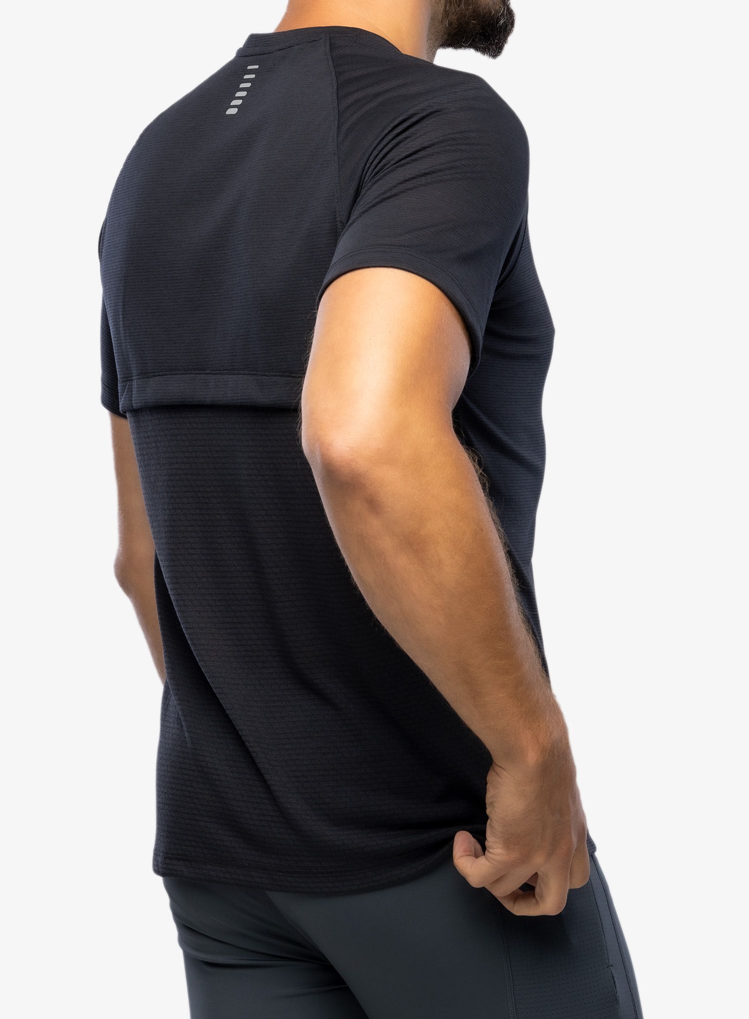 Majica za tek Under Armour Streaker Tee - black/reflective