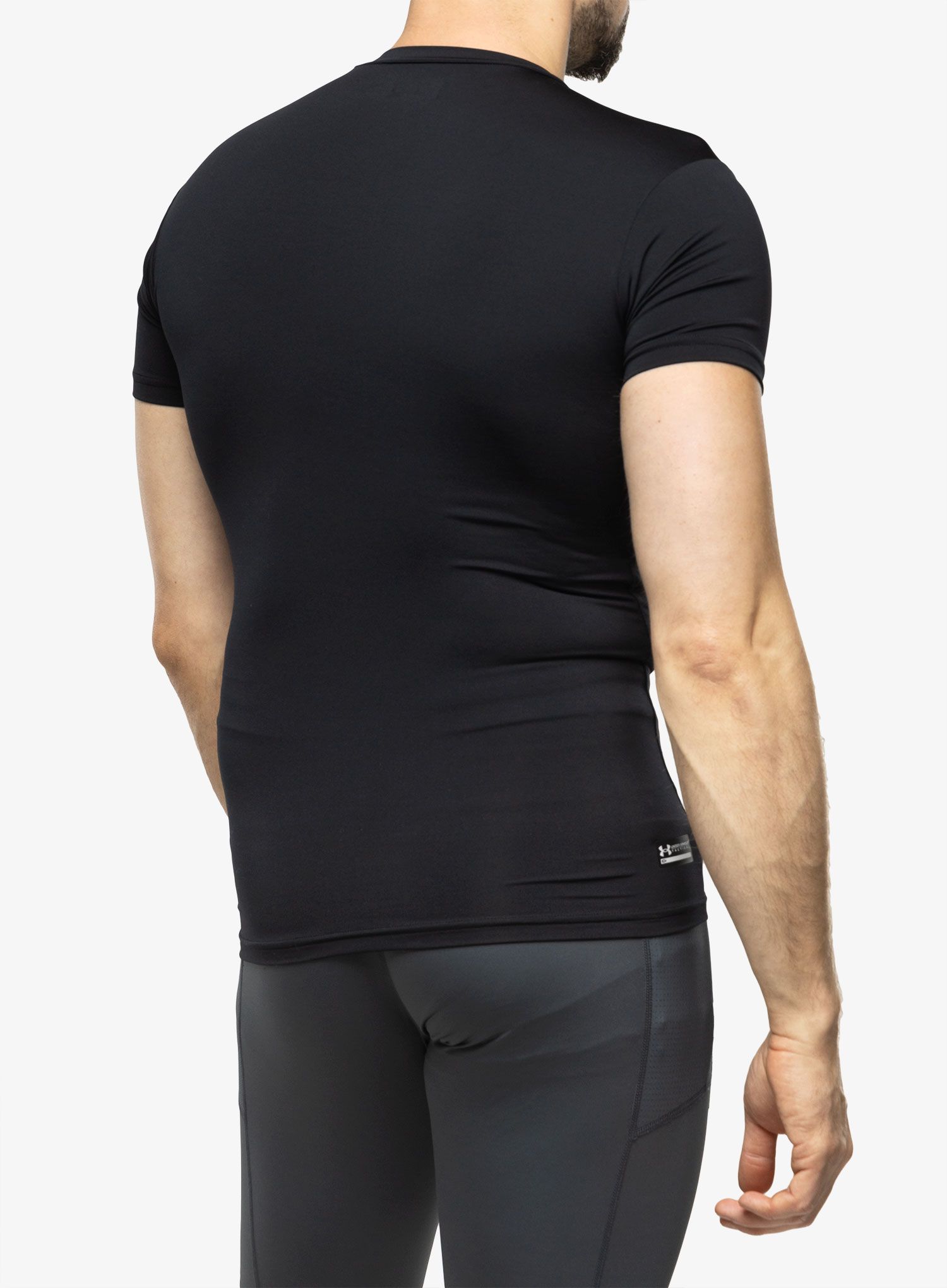 Taktična majica Under Armour Tactical HeatGear Compression Tee - black/clear