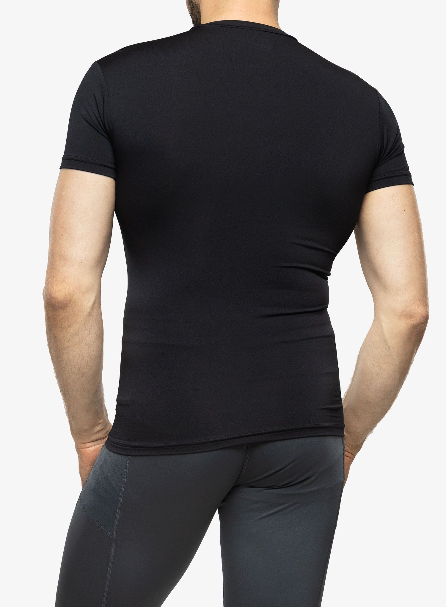 Taktična majica Under Armour Tactical HeatGear Compression Tee - black/clear