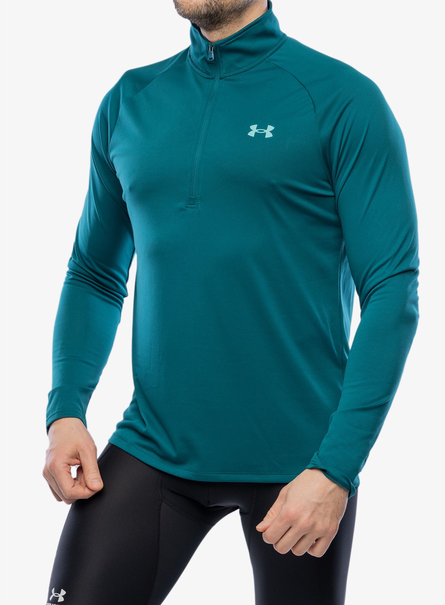 Jopica Under Armour Tech 2.0 1/2 Zip Long Sleeve - hydro teal/radial turquoise