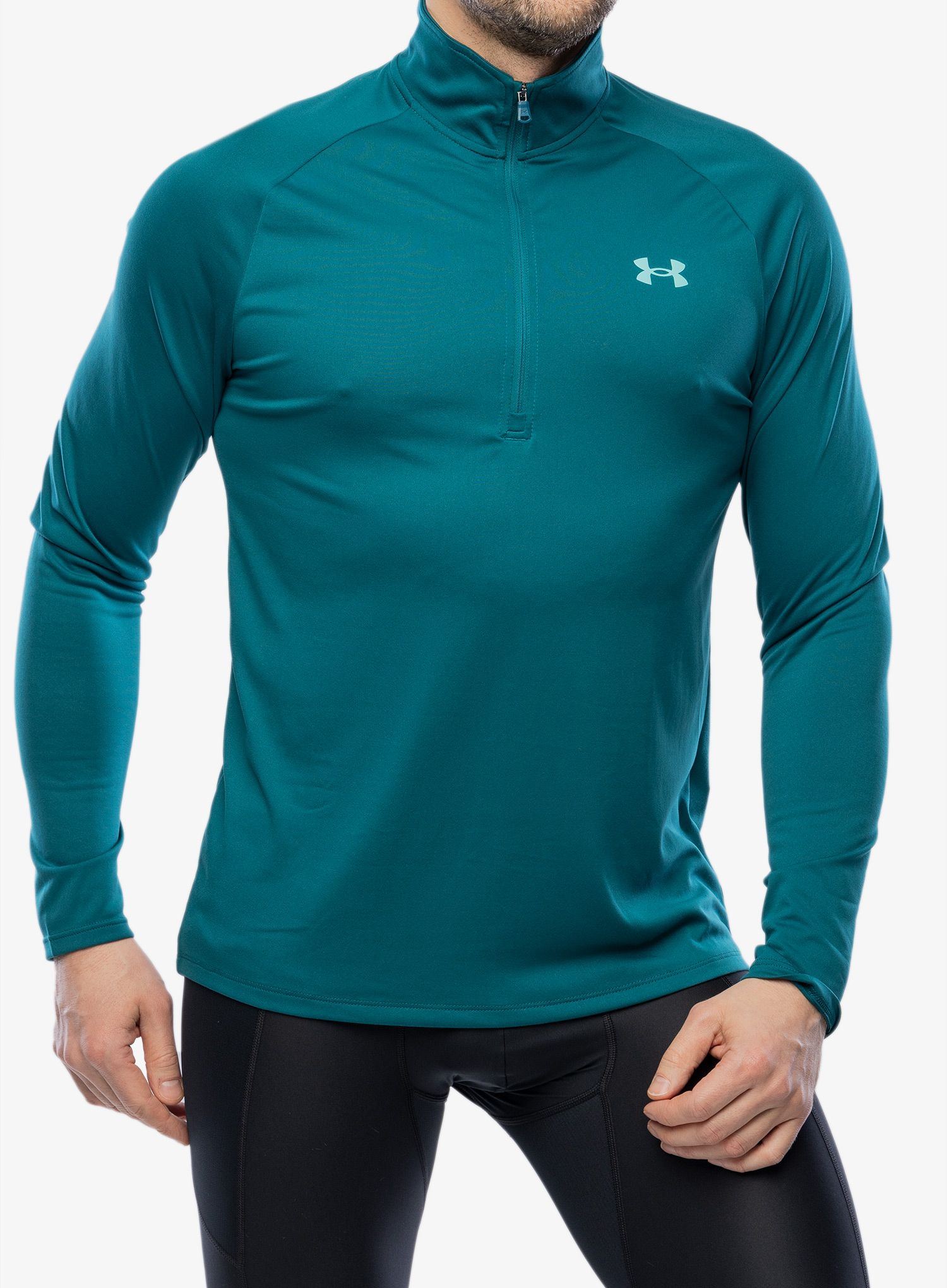 Jopica Under Armour Tech 2.0 1/2 Zip Long Sleeve - hydro teal/radial turquoise