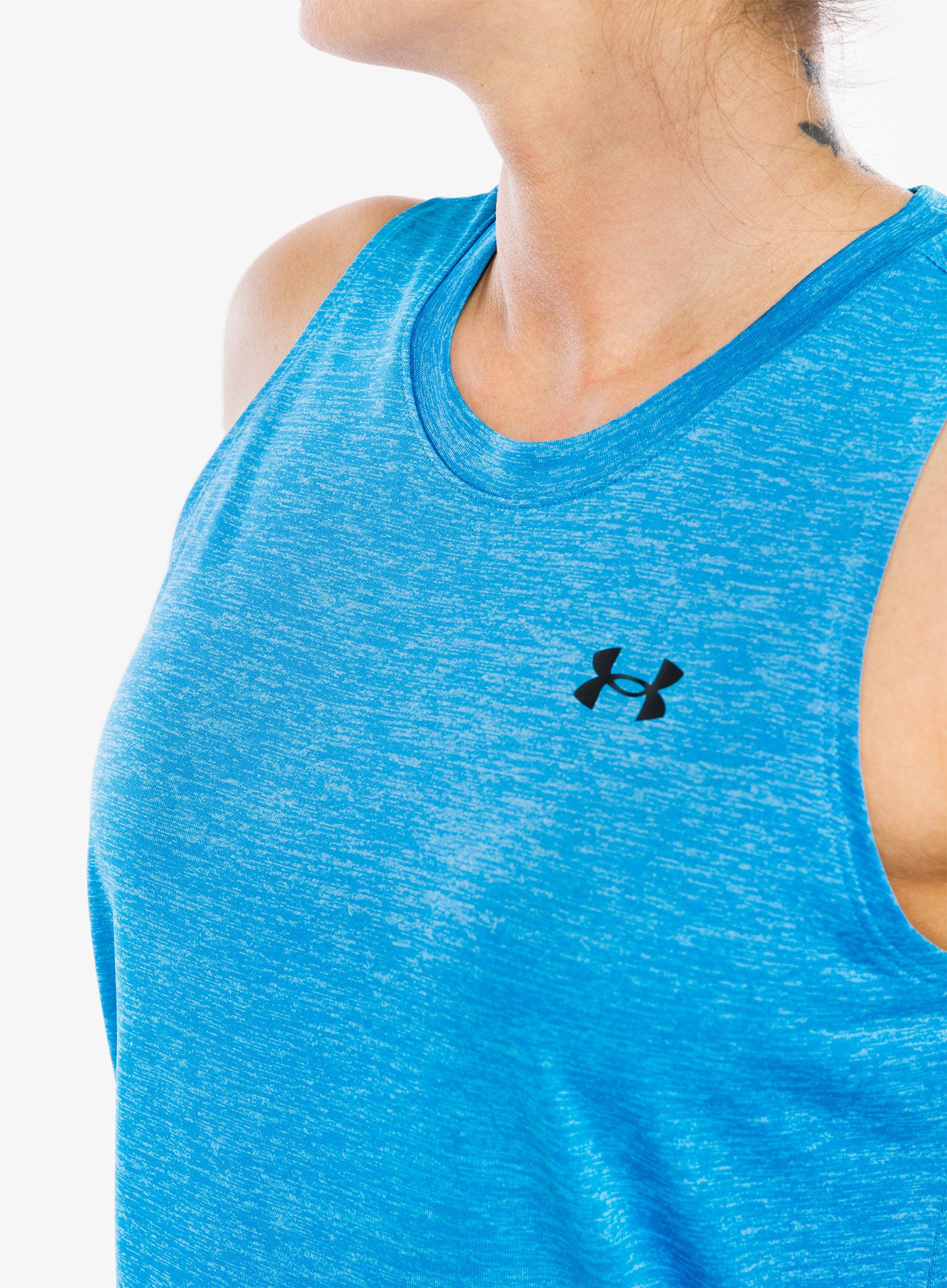 Ženski top Under Armour Tech Tank Twist - viral blue/brill. blue/black