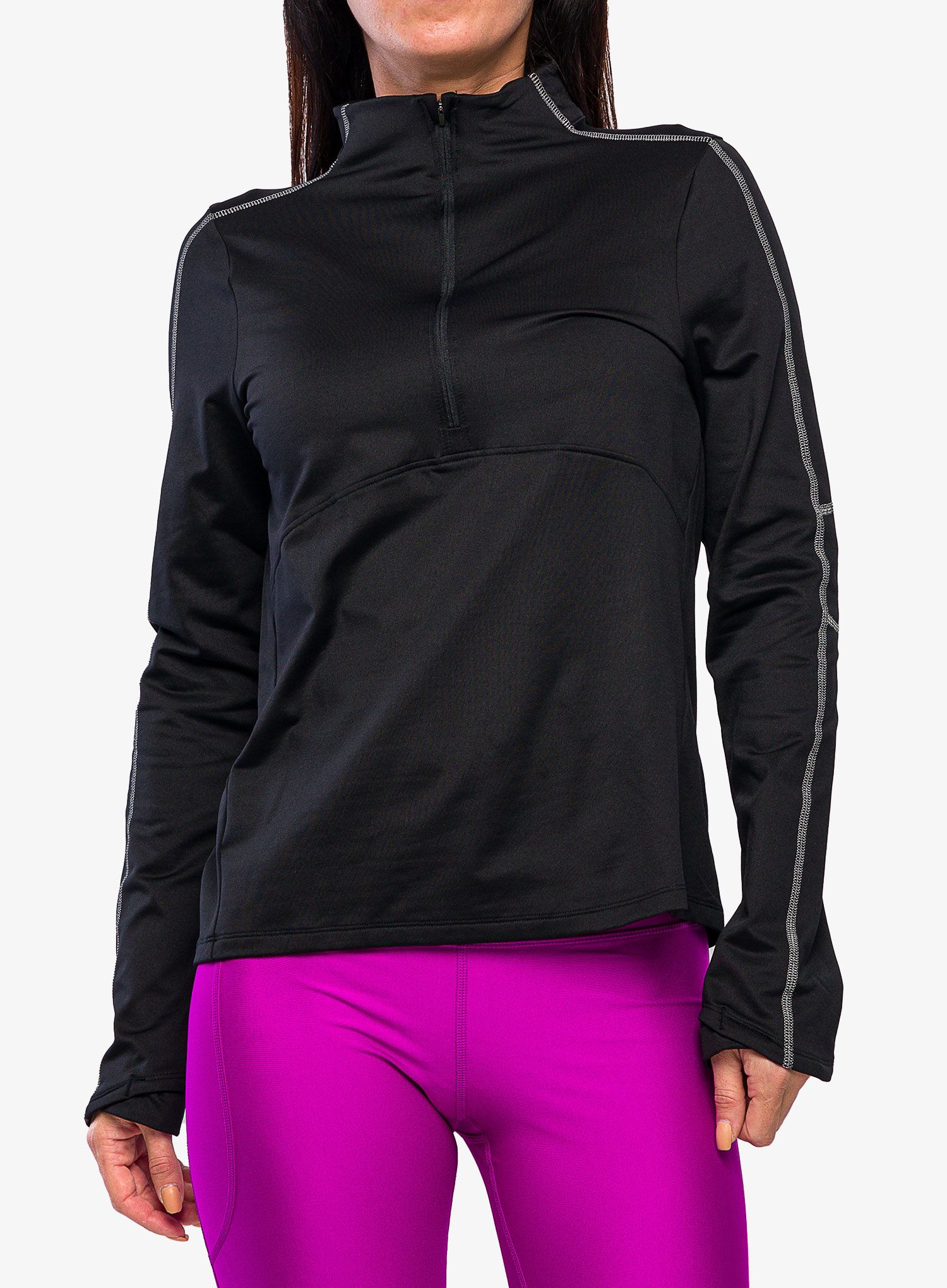 Ženska termo flis jopa Under Armour Train Cold Weather 1/2 Zip - black/jet gray