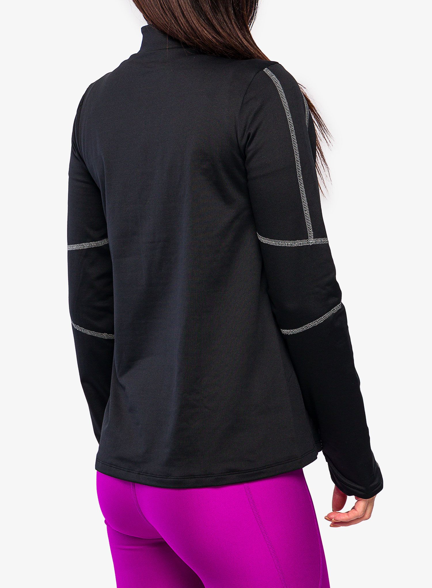 Ženska termo flis jopa Under Armour Train Cold Weather 1/2 Zip - black/jet gray