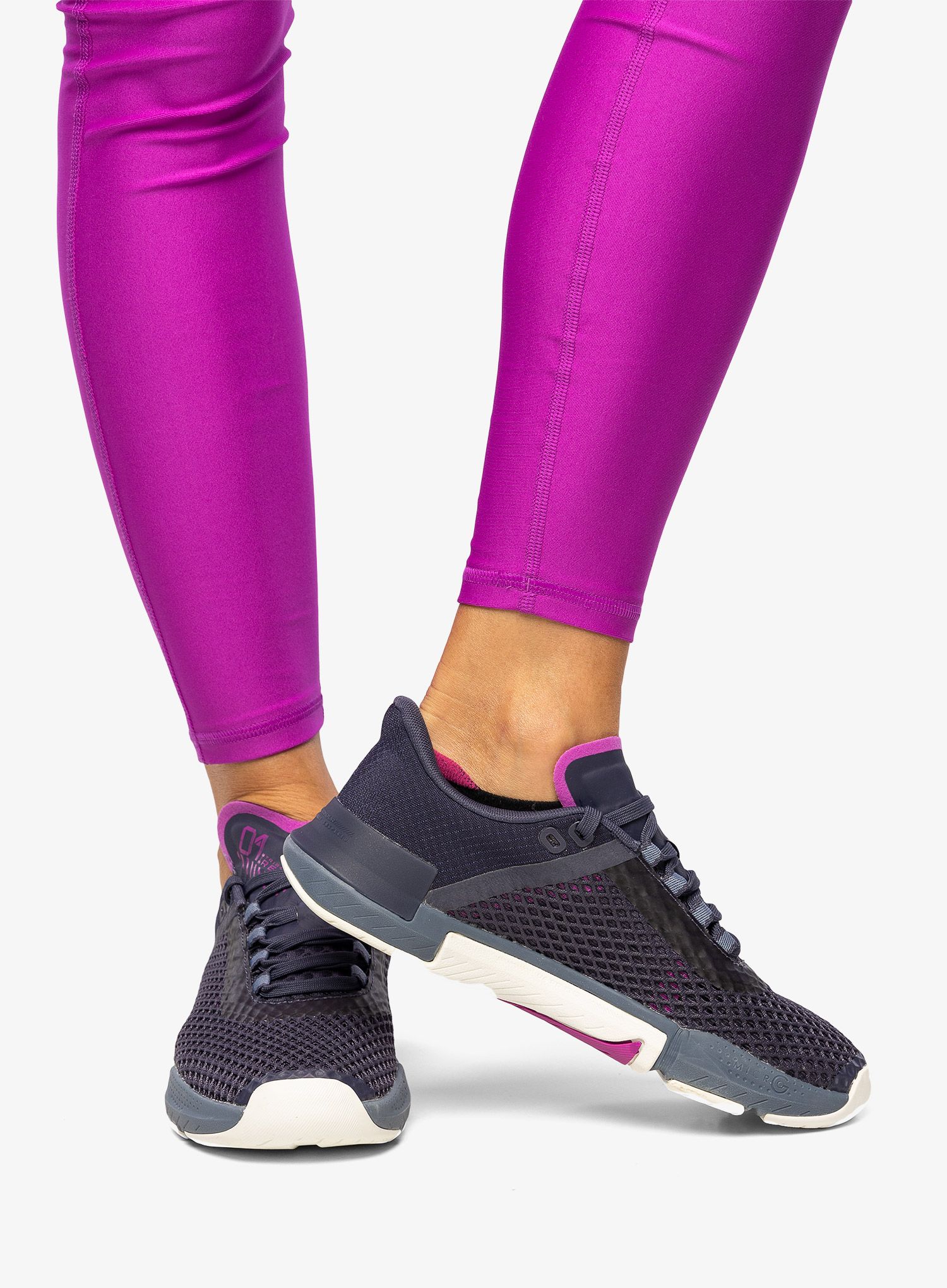 Ženski čevlji Under Armour TriBase Reign 4 - tempered steel/stobe/navy