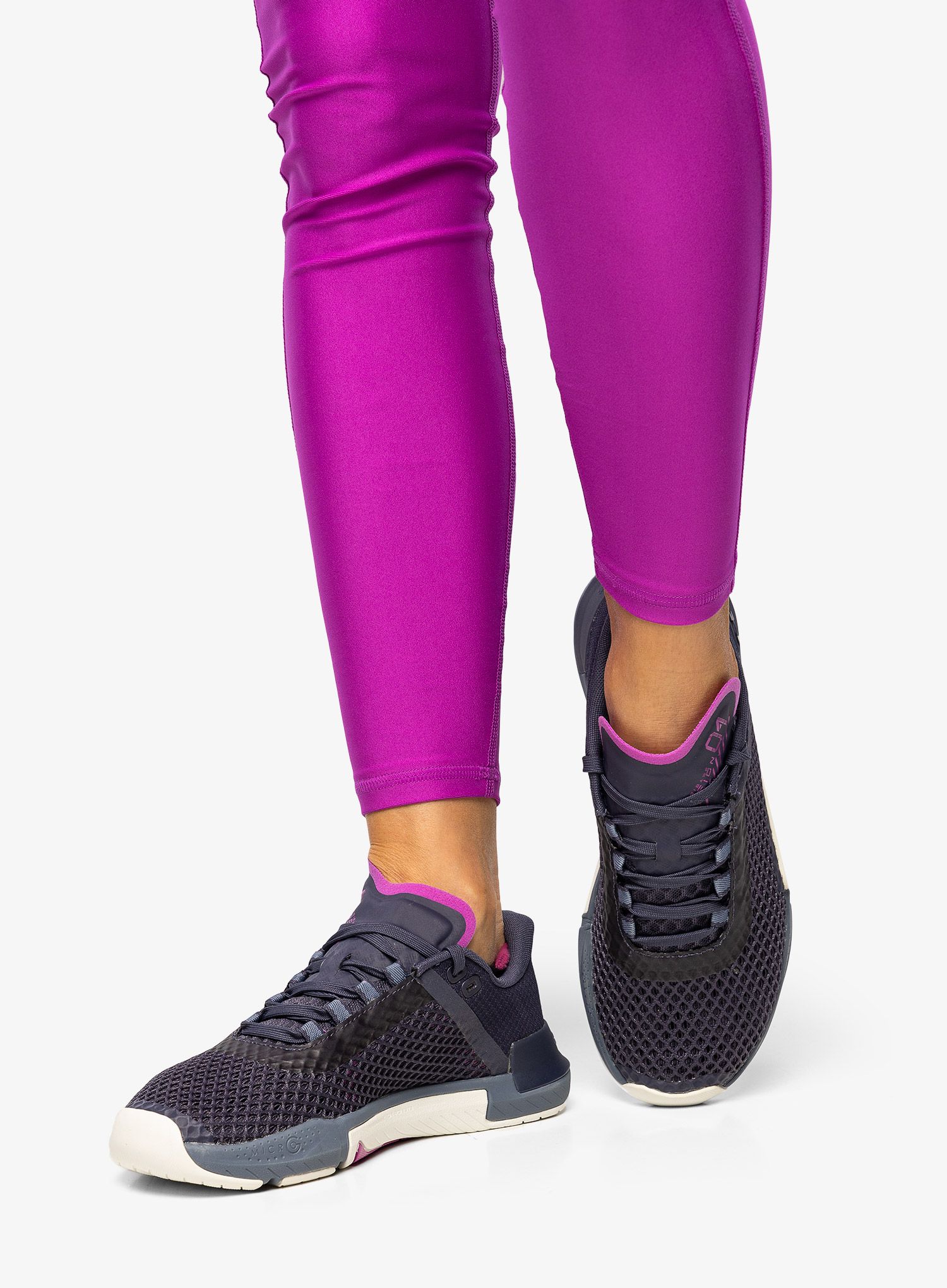 Ženski čevlji Under Armour TriBase Reign 4 - tempered steel/stobe/navy