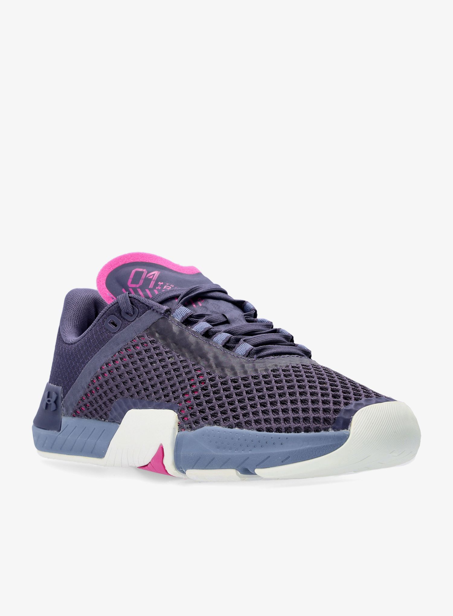 Ženski čevlji Under Armour TriBase Reign 4 - tempered steel/stobe/navy
