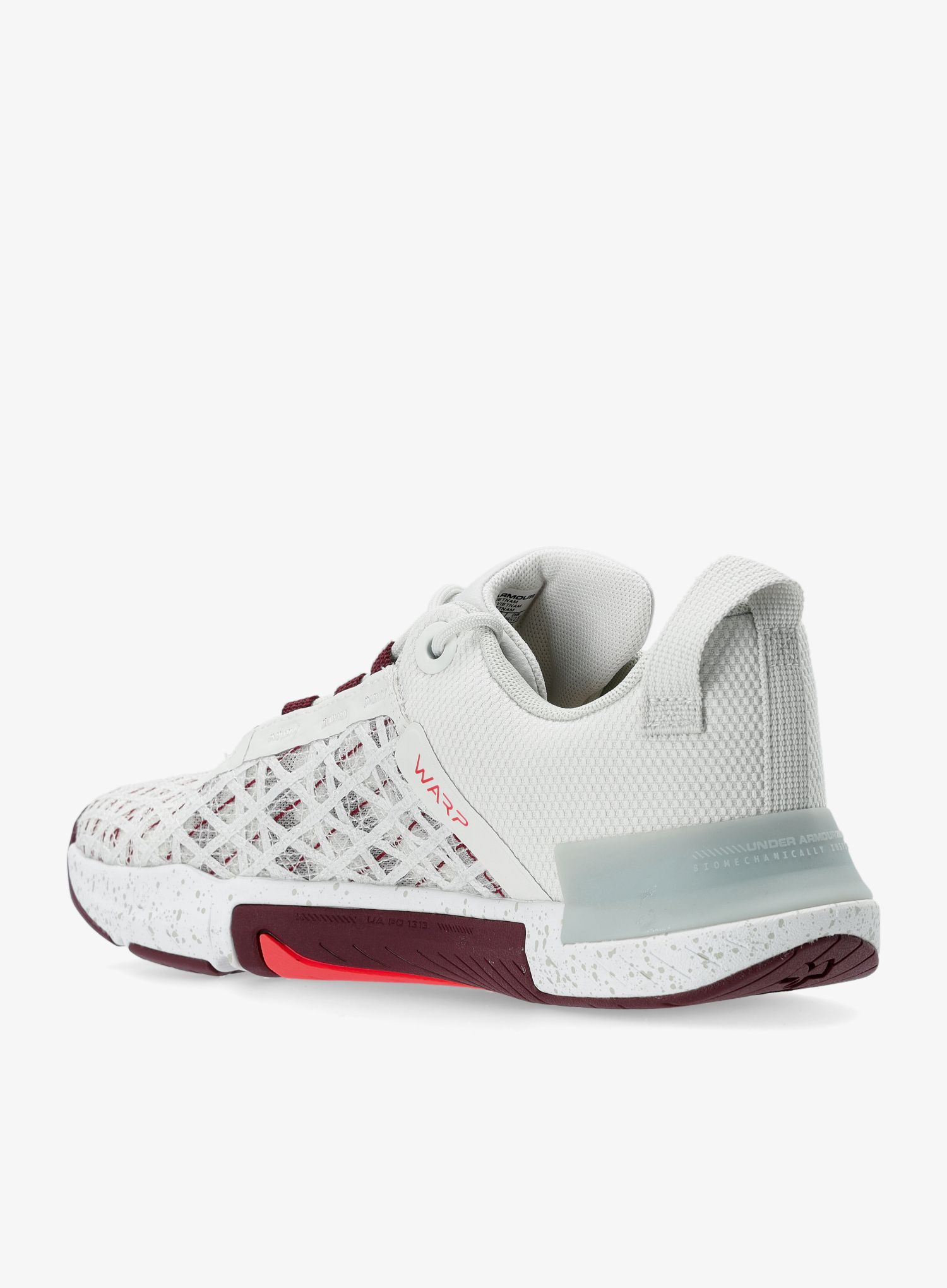 Moški čevlji Under Armour TriBase Reign 5 - white clay/deep red/beta