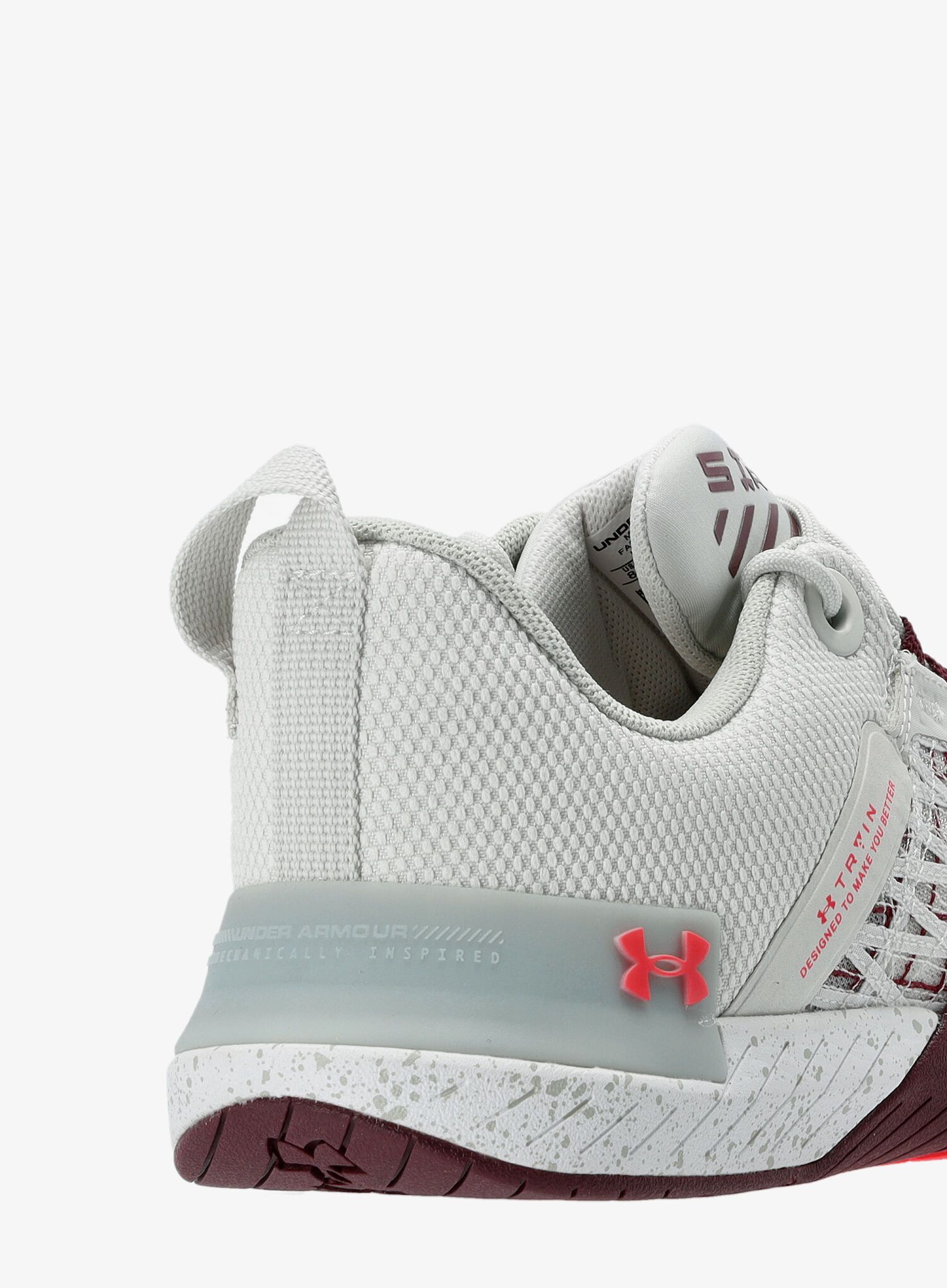Moški čevlji Under Armour TriBase Reign 5 - white clay/deep red/beta