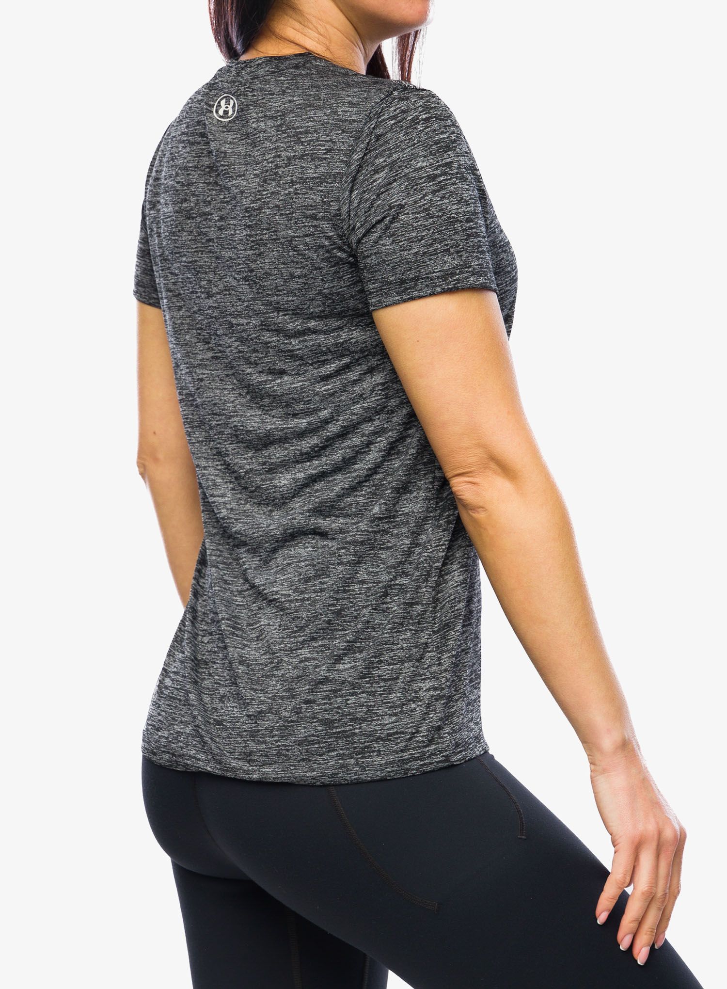 Ženska športna majica Under Armour UA Tech Twist SS - black/white