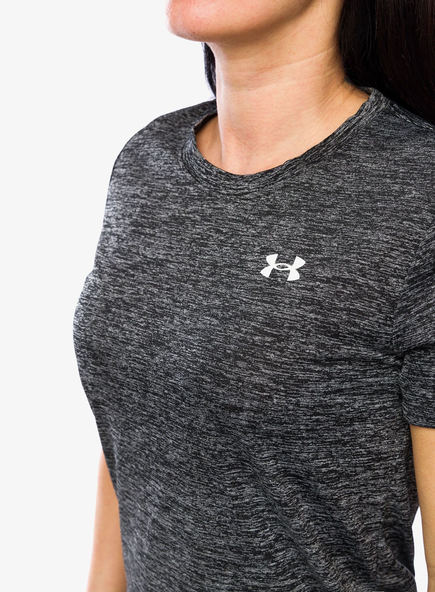 Ženska športna majica Under Armour UA Tech Twist SS - black/white