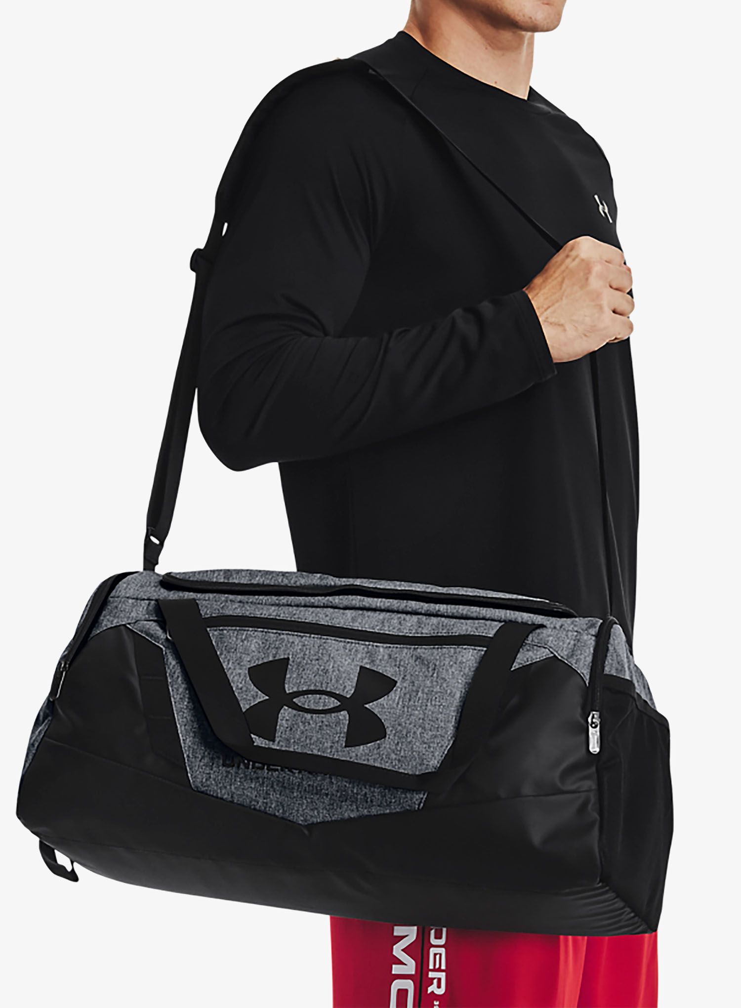 Torba Under Armour UA Undeniable 5.0 Duffle SM - pitch gray medium hthr/black