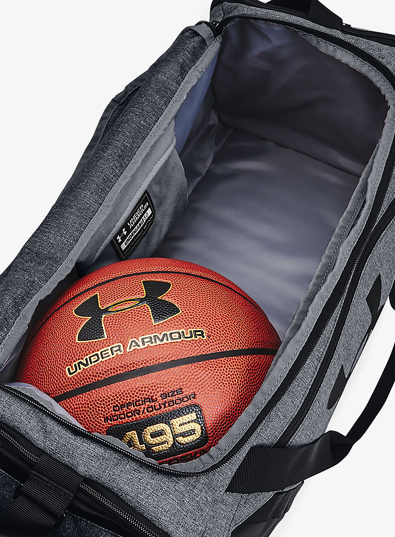 Torba Under Armour UA Undeniable 5.0 Duffle SM - pitch gray medium hthr/black