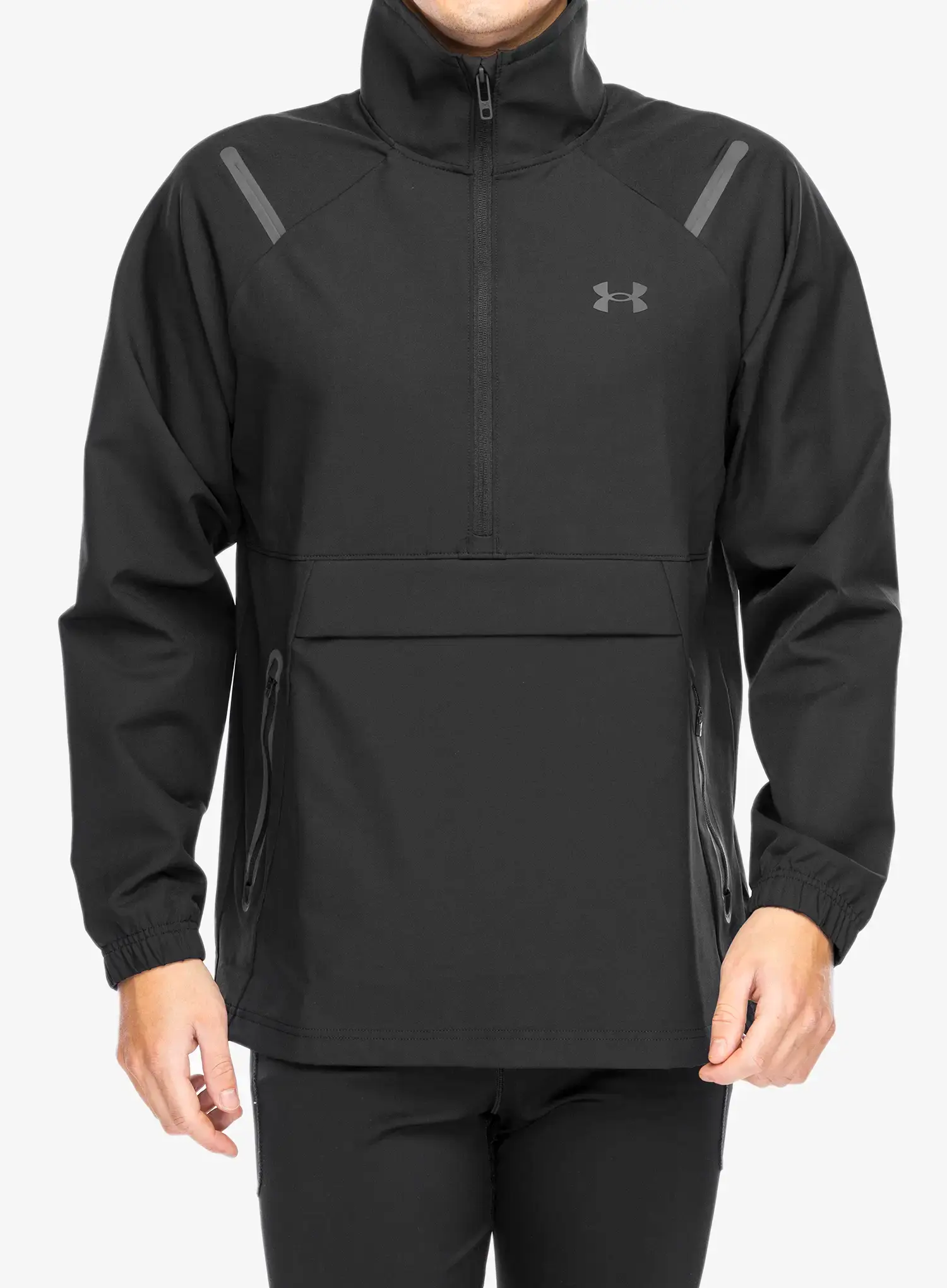 Jakna Under Armour Unstoppable Left Chest Anorak - black/black