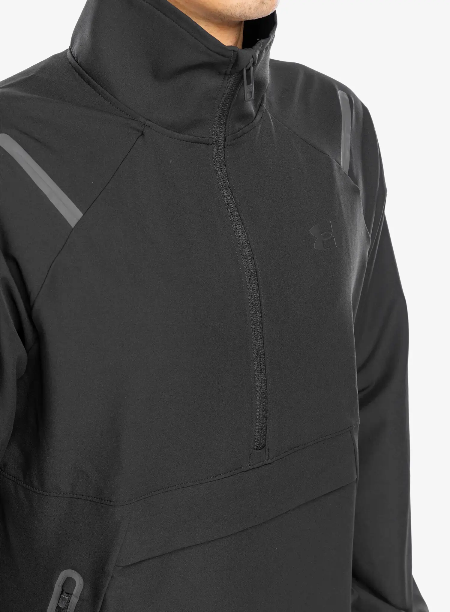 Jakna Under Armour Unstoppable Left Chest Anorak - black/black