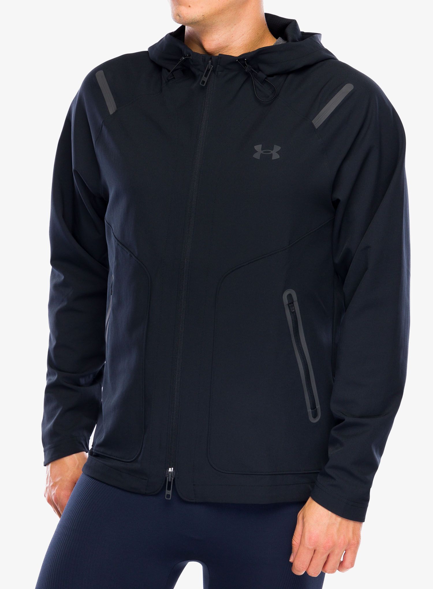 Jakna Under Armour Unstoppable Left Chest Jacket - black/black