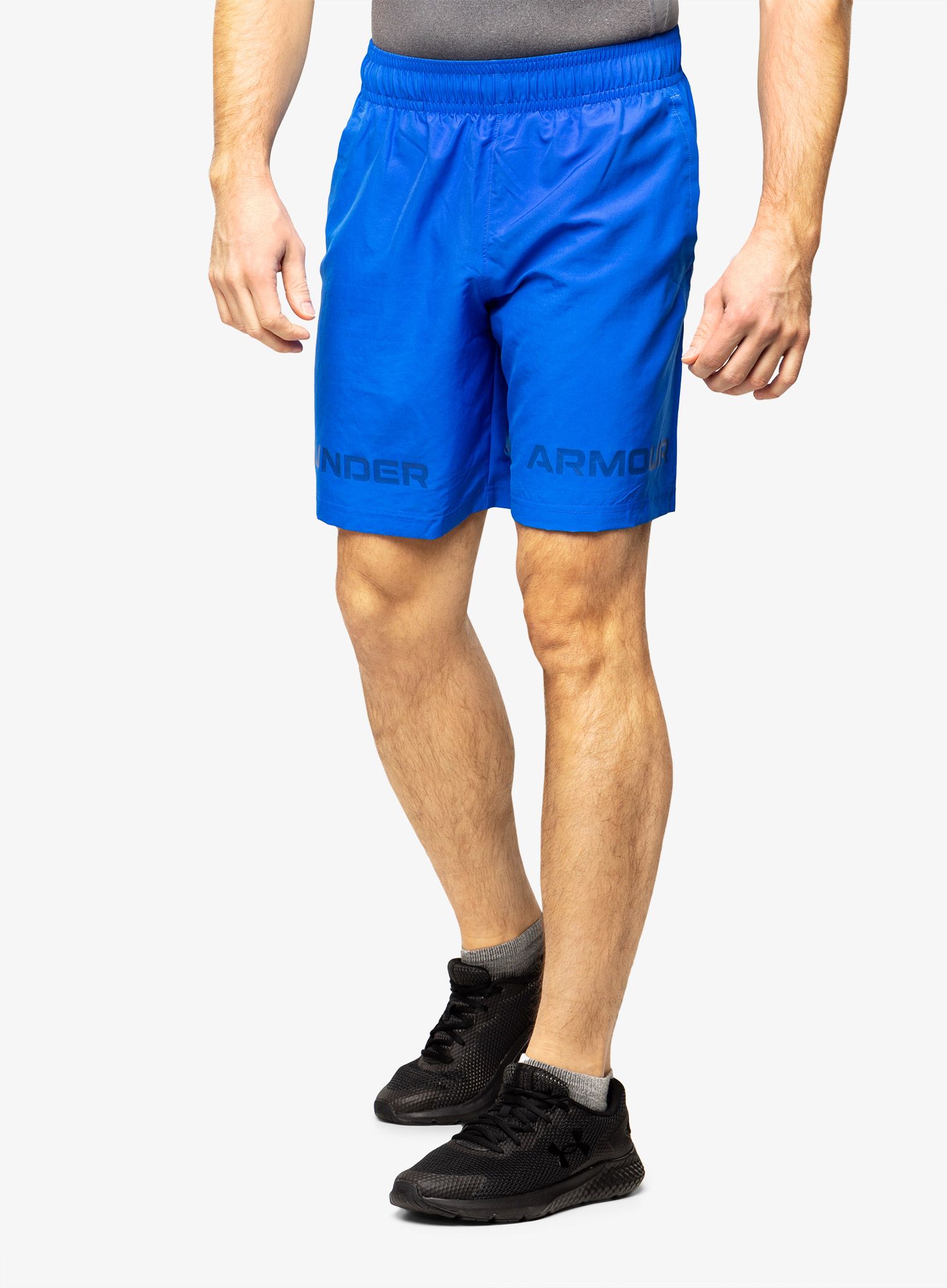 Športne kratke hlače Under Armour Woven Graphic WM Short - versa blue/bauhaus blue