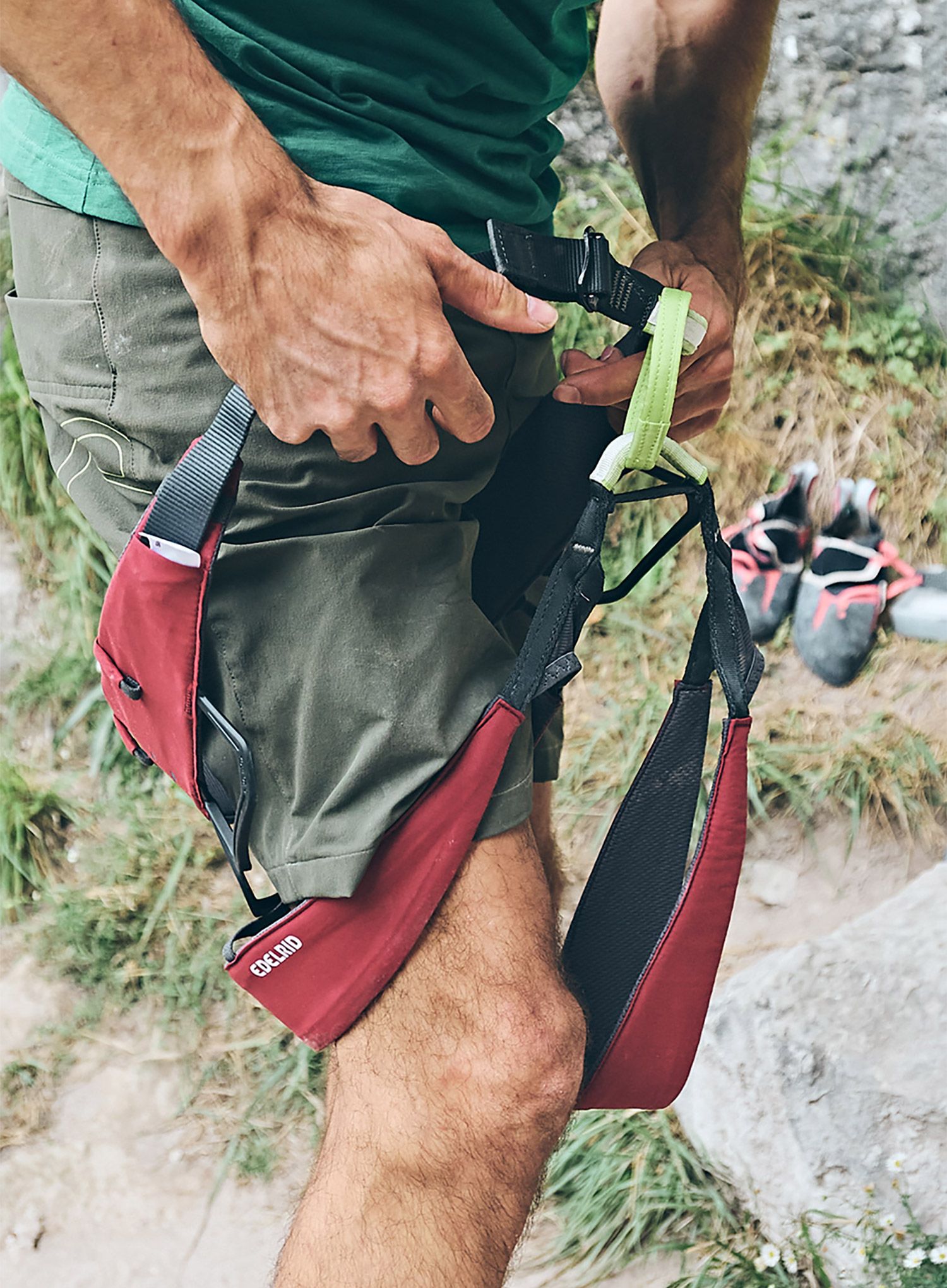Plezalni pas Edelrid Sirana TC II - beetroot