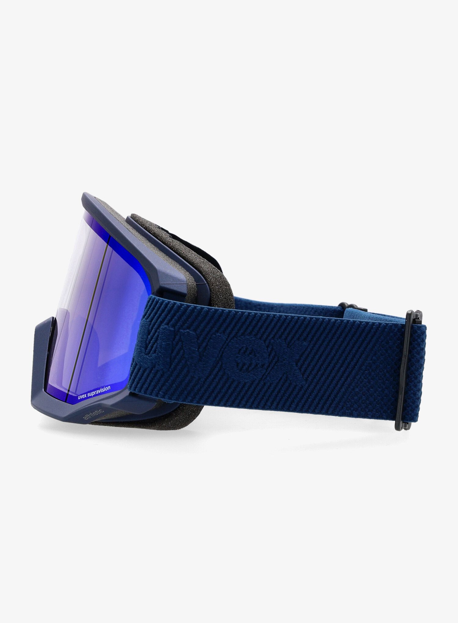 Smučarska očala Uvex Athletic FM - navy matt dl/blue green