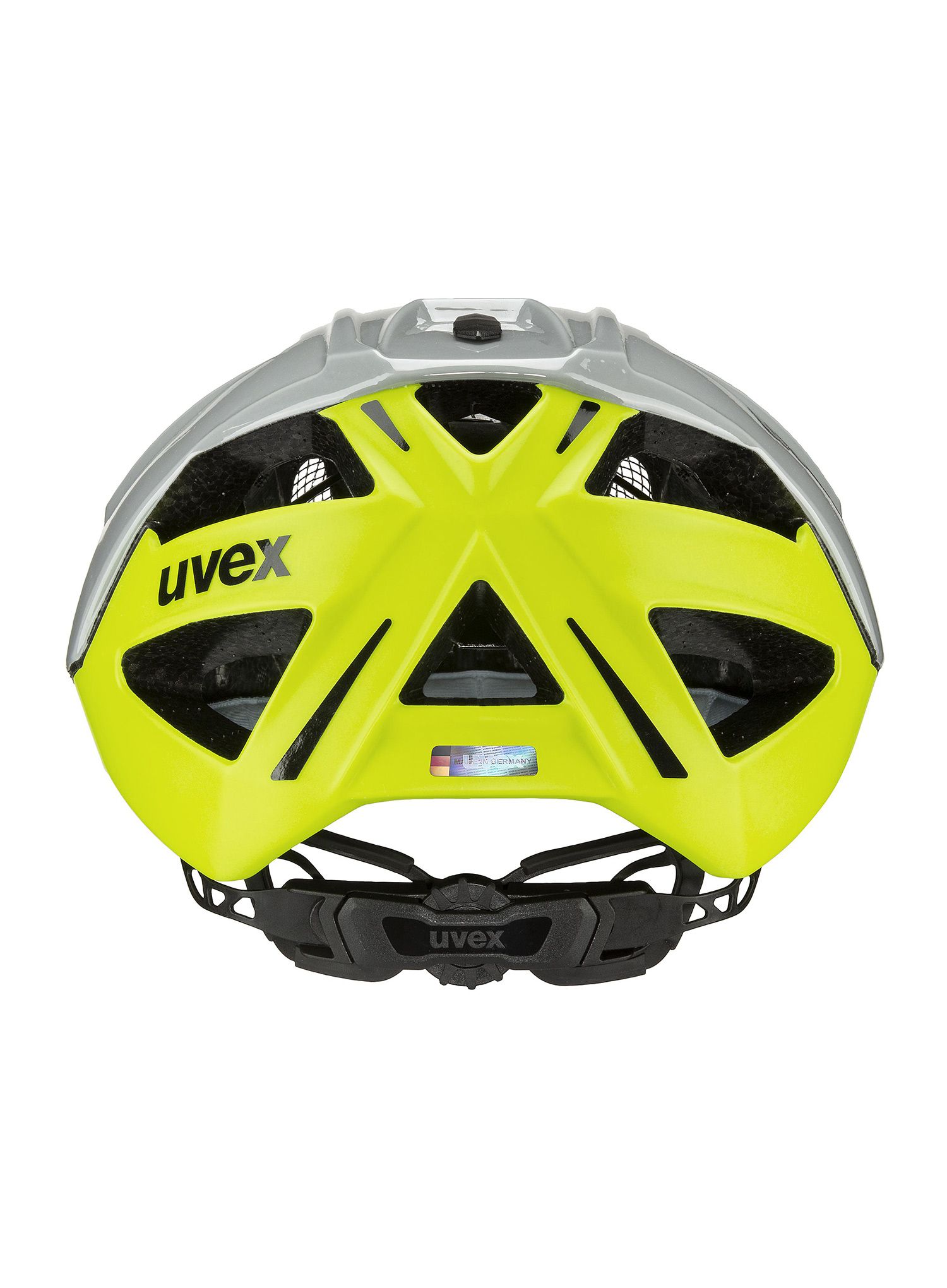 Kolesarska čelada Uvex Gravel X - rhino/neon yellow