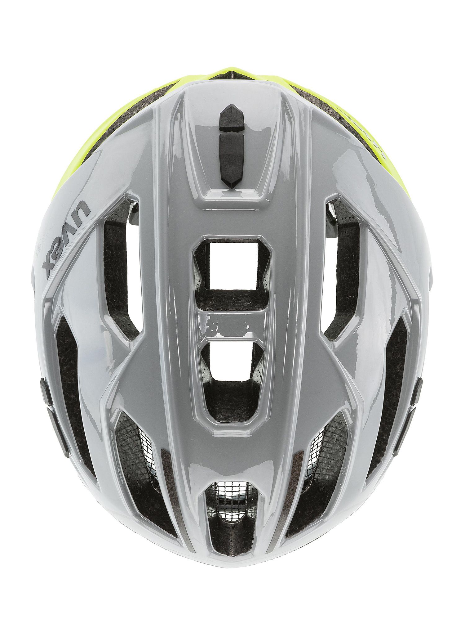 Kolesarska čelada Uvex Gravel X - rhino/neon yellow