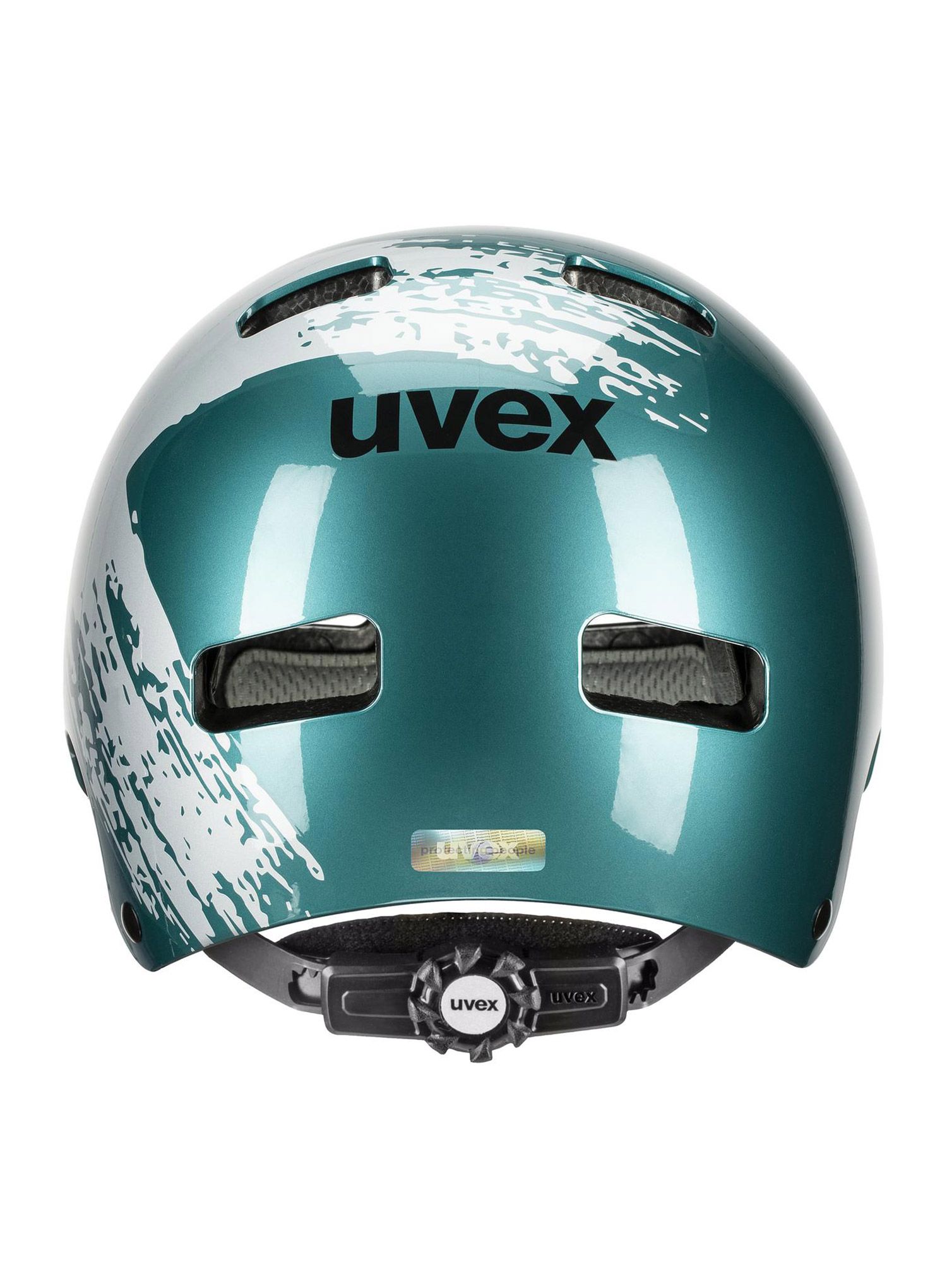 Kolesarska čelada za otroke Uvex Kid 3 - teal/silver