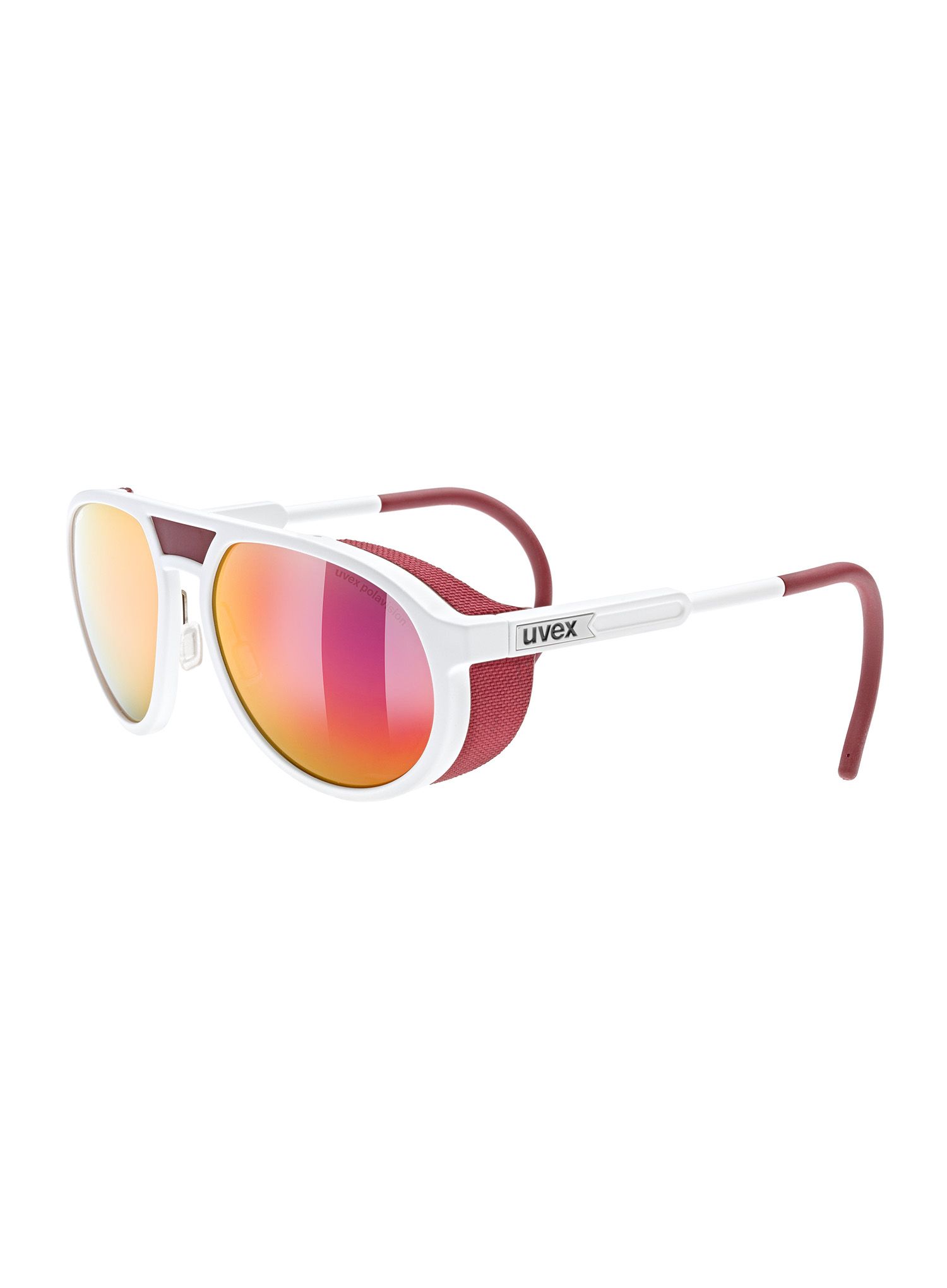 Gorska očala Uvex MTN Classic P - white matt/mir.red