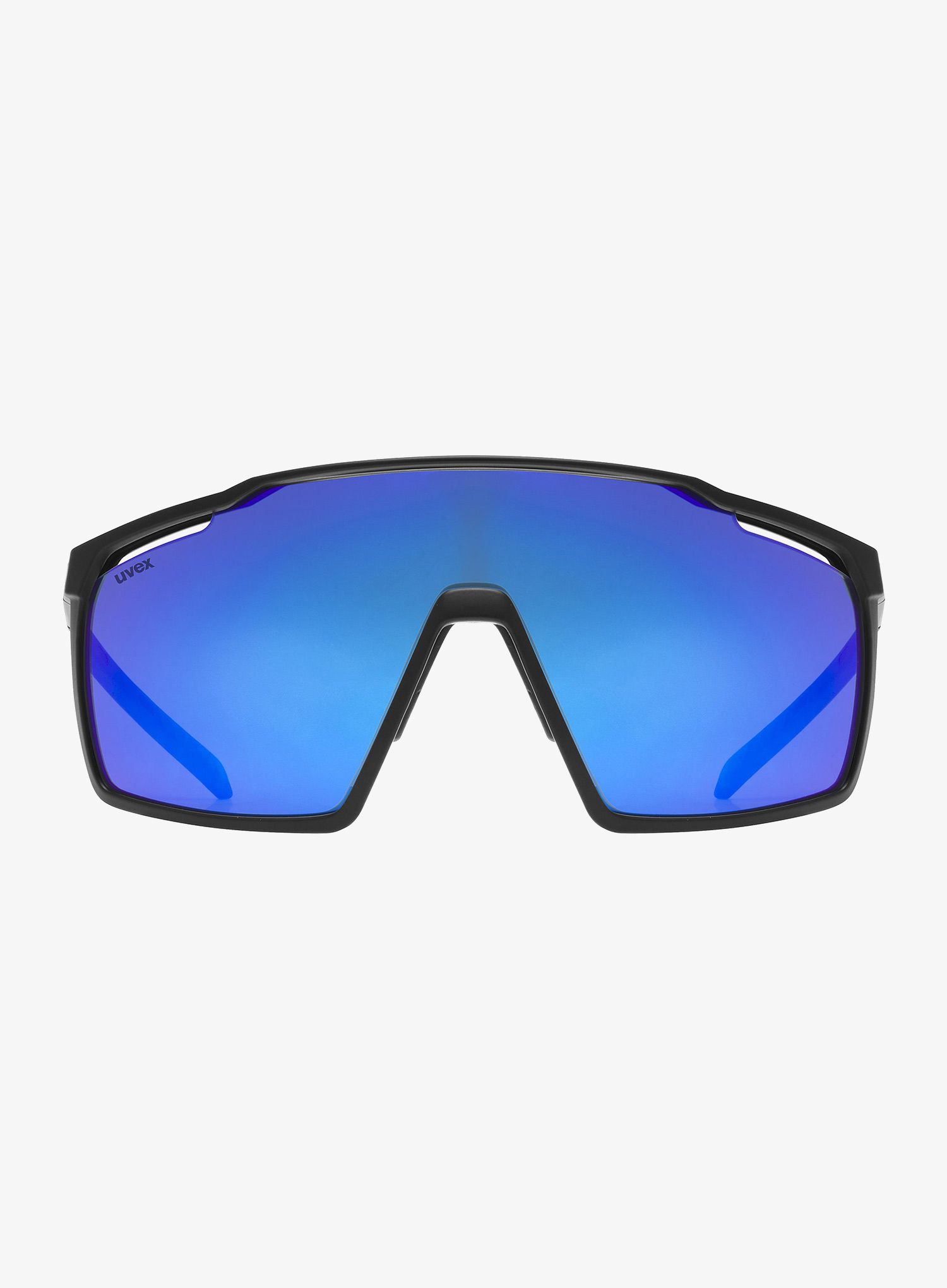 Očala za tek Uvex MTN Perform - black blue matt/mirror blue