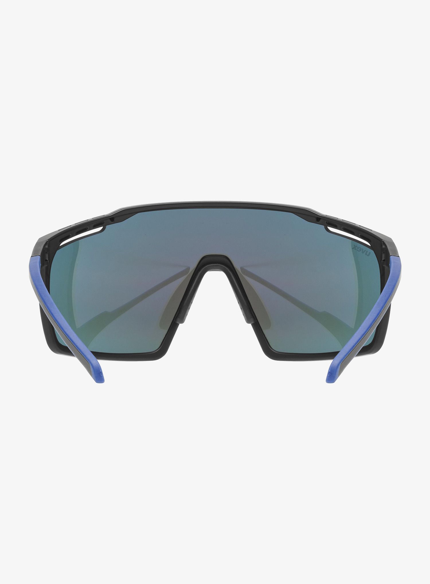 Očala za tek Uvex MTN Perform - black blue matt/mirror blue