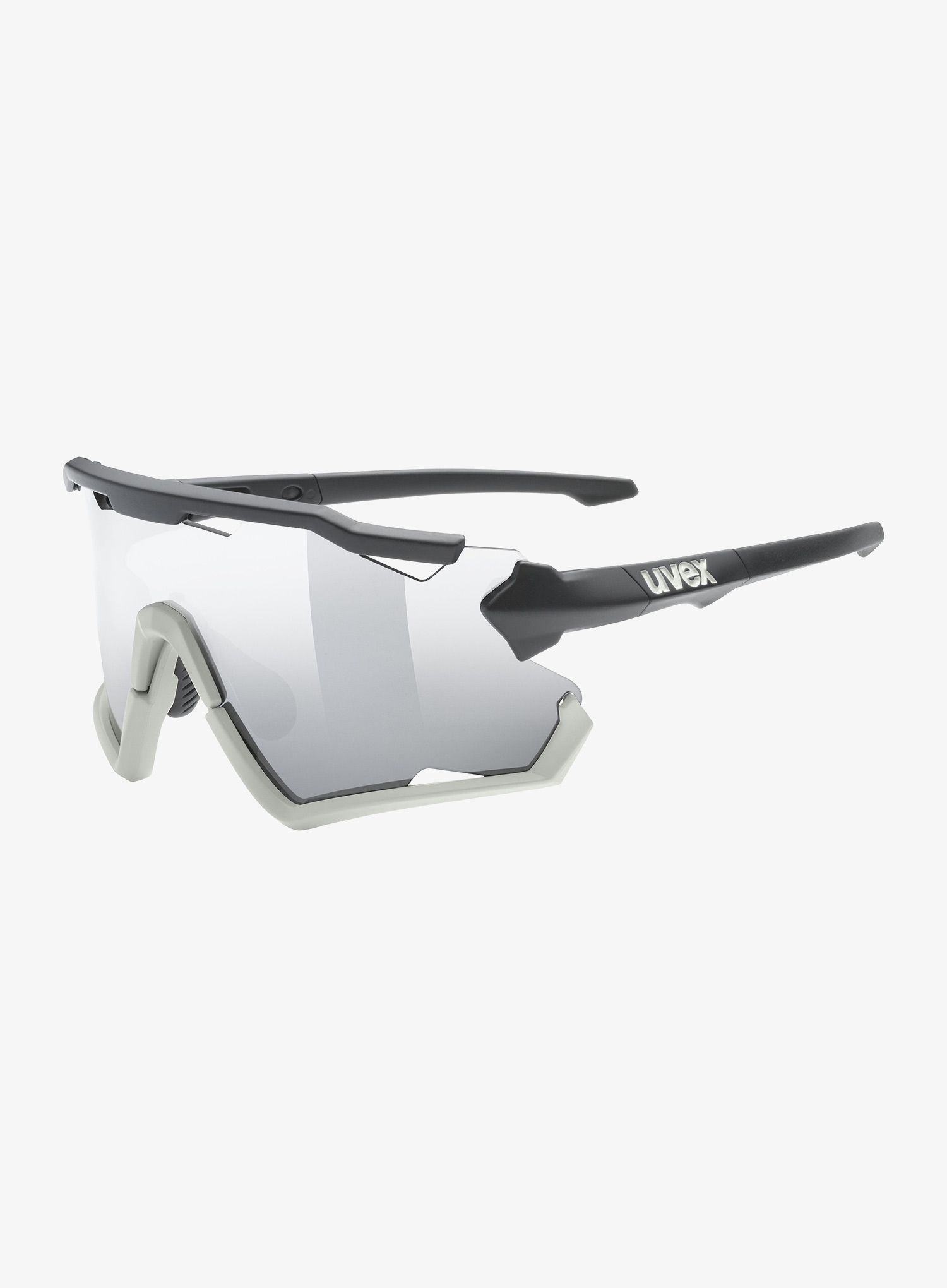 Kolesarska očala Uvex Sportstyle 228 - black sand matt/mirror silver