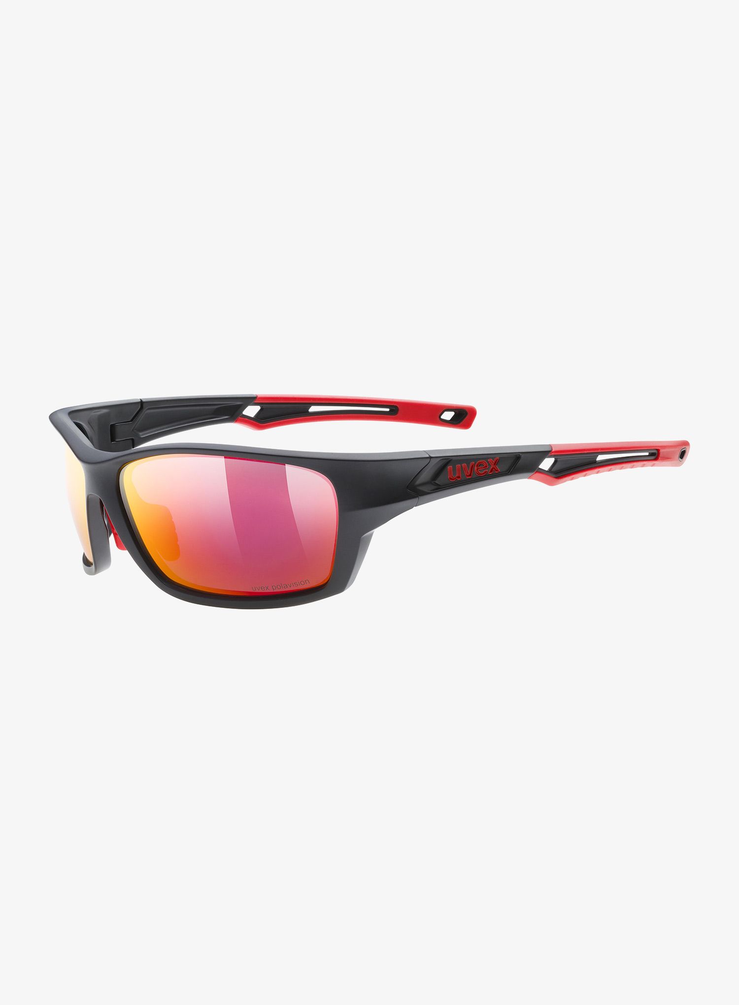 Sončna očala Uvex Sportstyle 232 P - black matt red/mirror red
