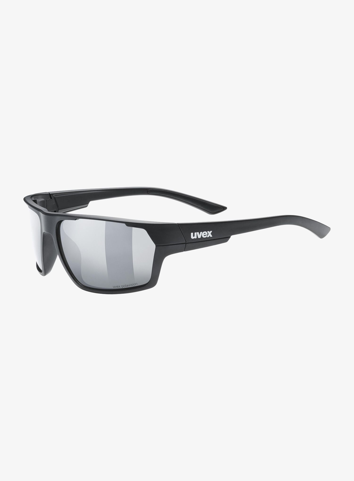 Polarizacijska očala Uvex Sportstyle 233 P - black matt/litemirror silver
