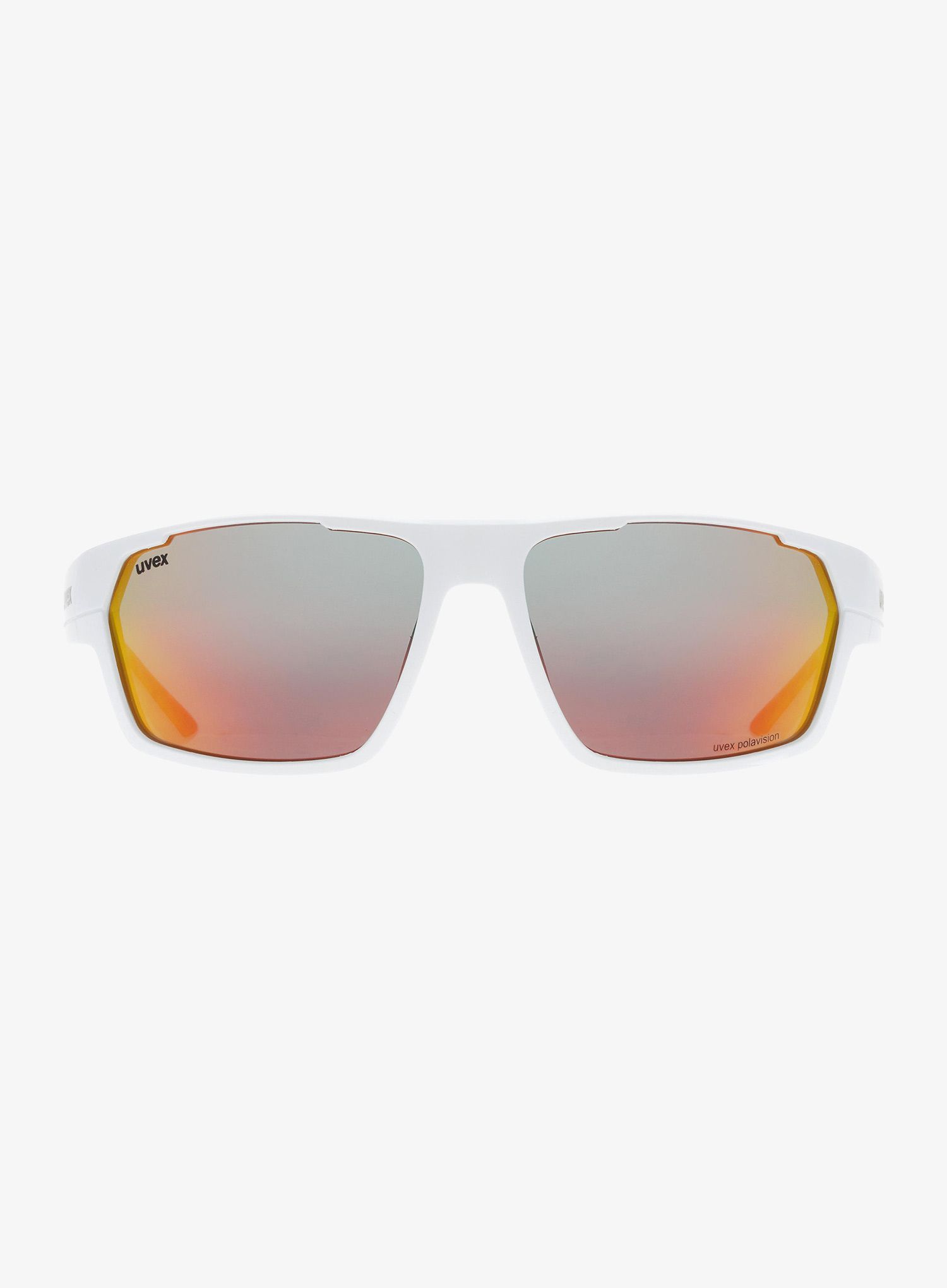Polarizacijska očala Uvex Sportstyle 233 P - white matt/mirror red