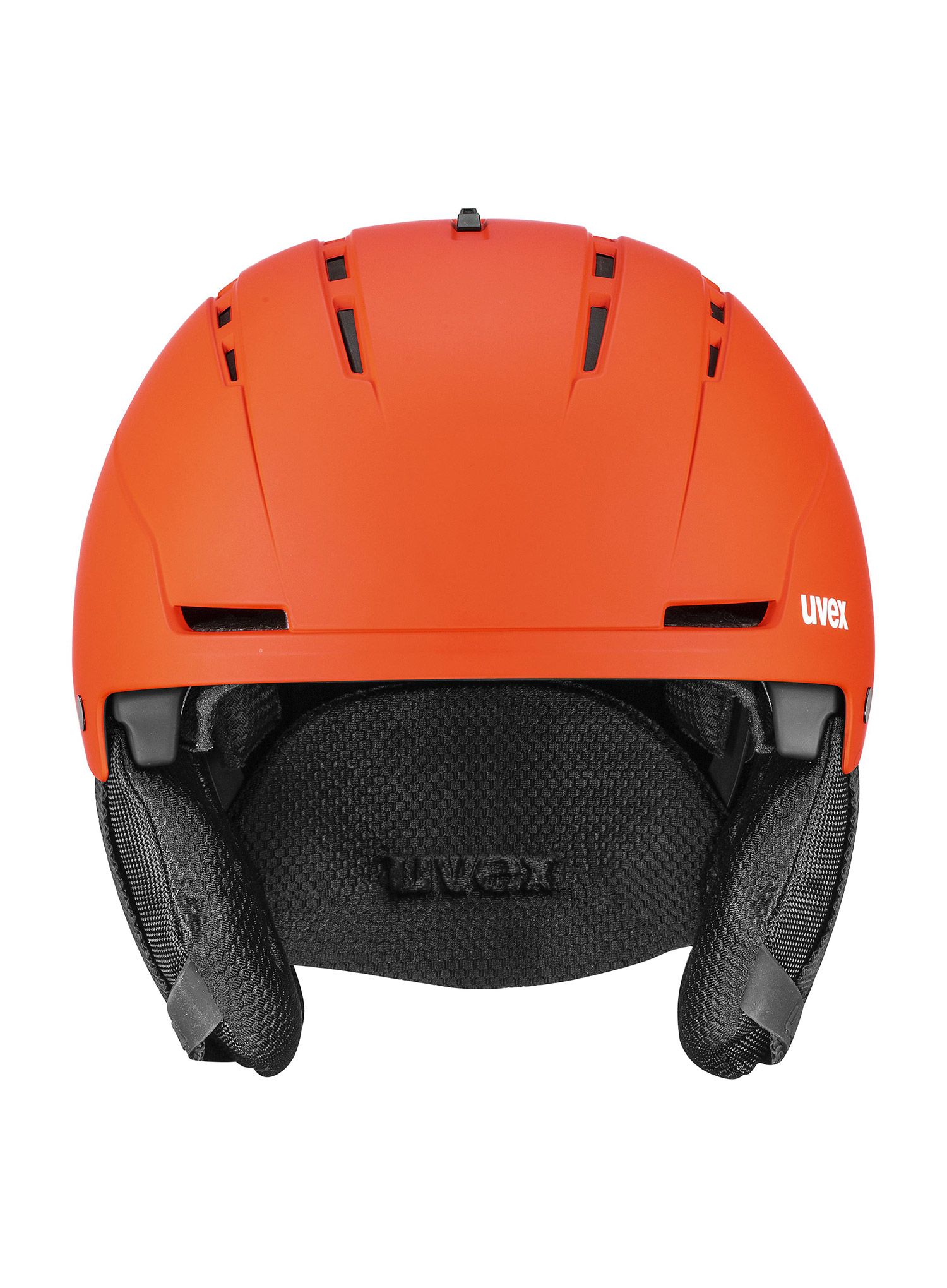 Smučarska čelada Uvex Stance Mips - fierce red/black matt