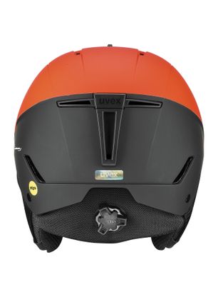 Smučarska čelada Uvex Stance Mips - fierce red/black matt