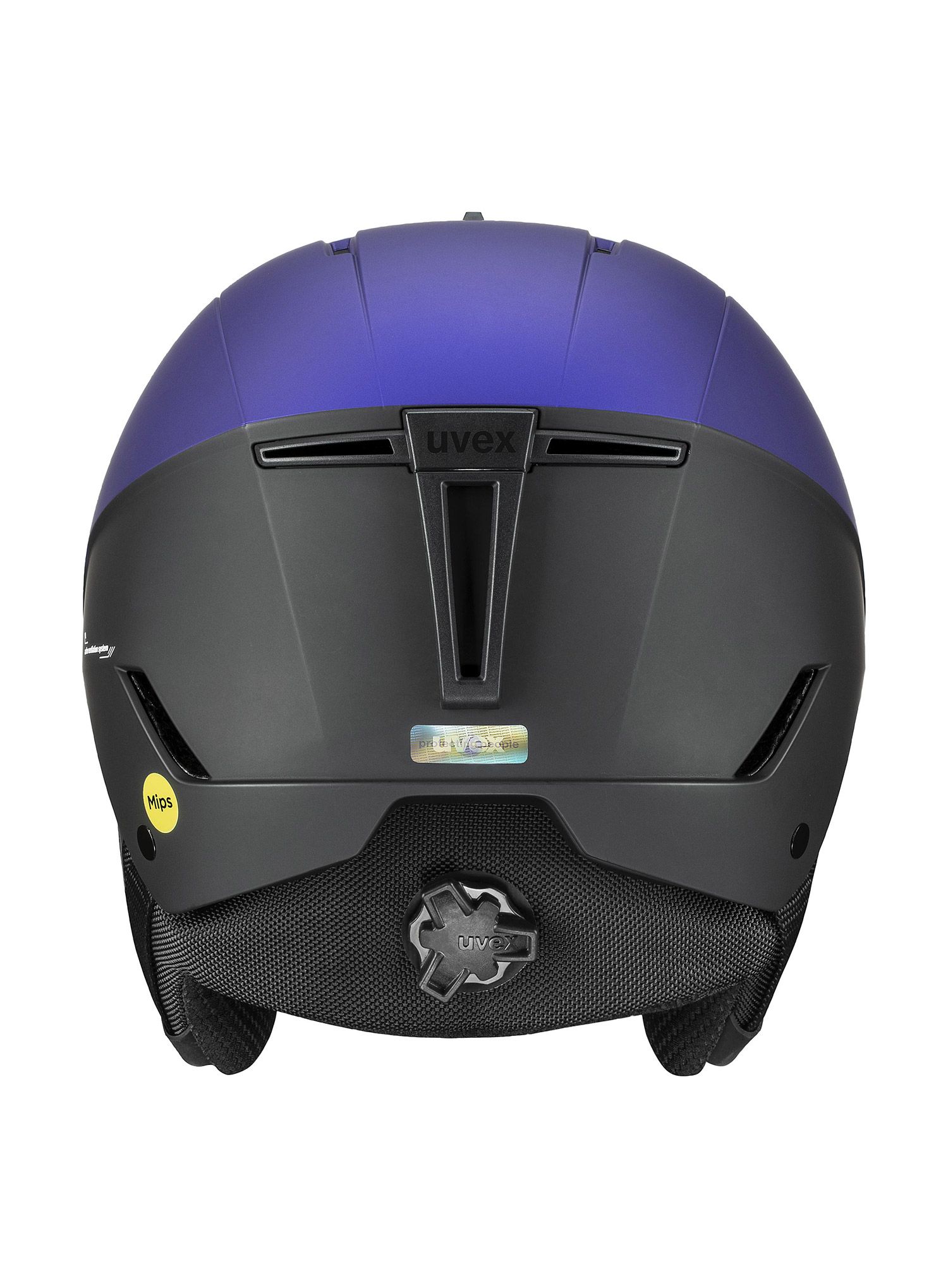 Smučarska čelada Uvex Stance Mips - purple bash/black matt
